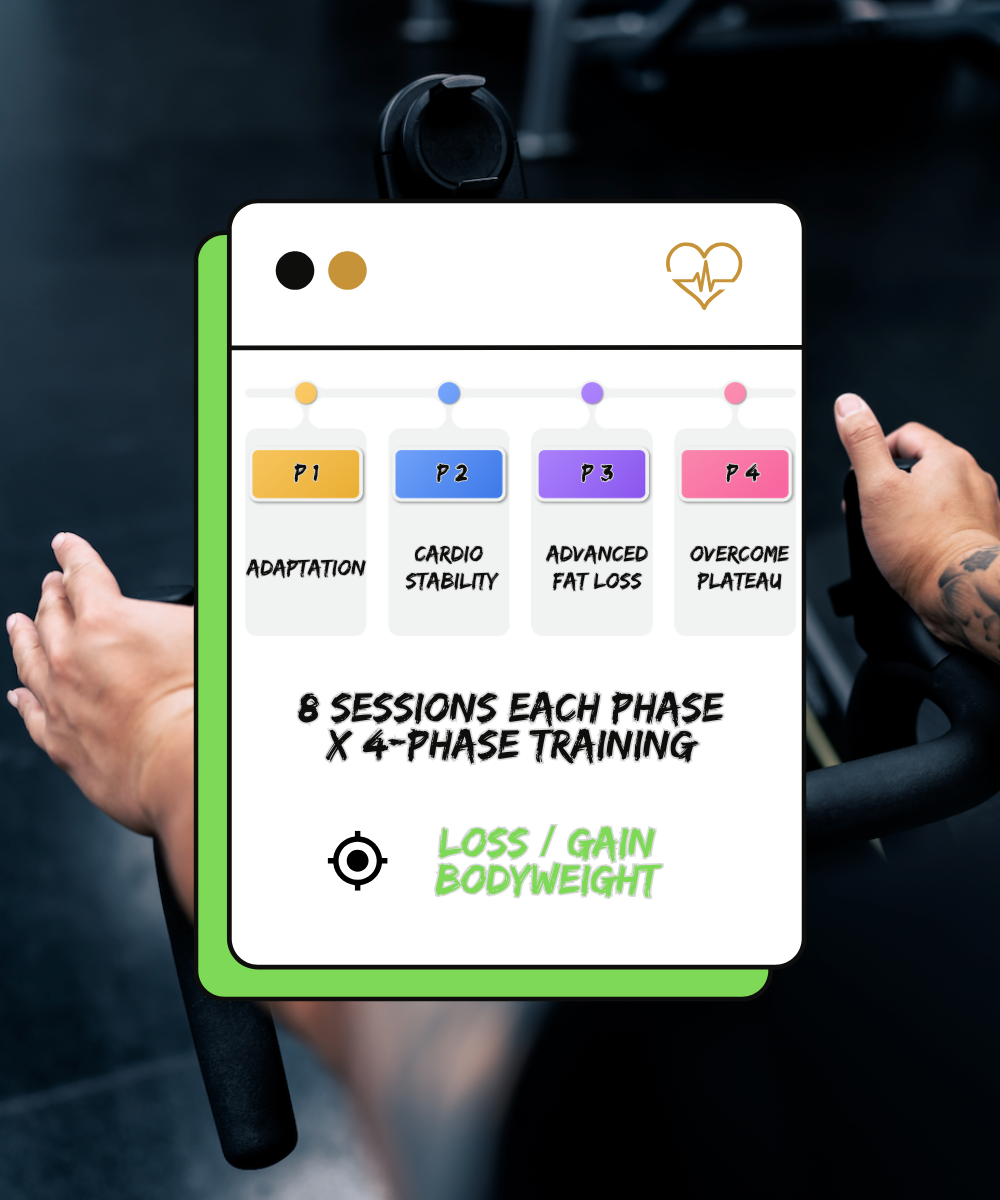 Personal session pack focus on managing body weight to boost the calories expended through physical activity and bodily functions.