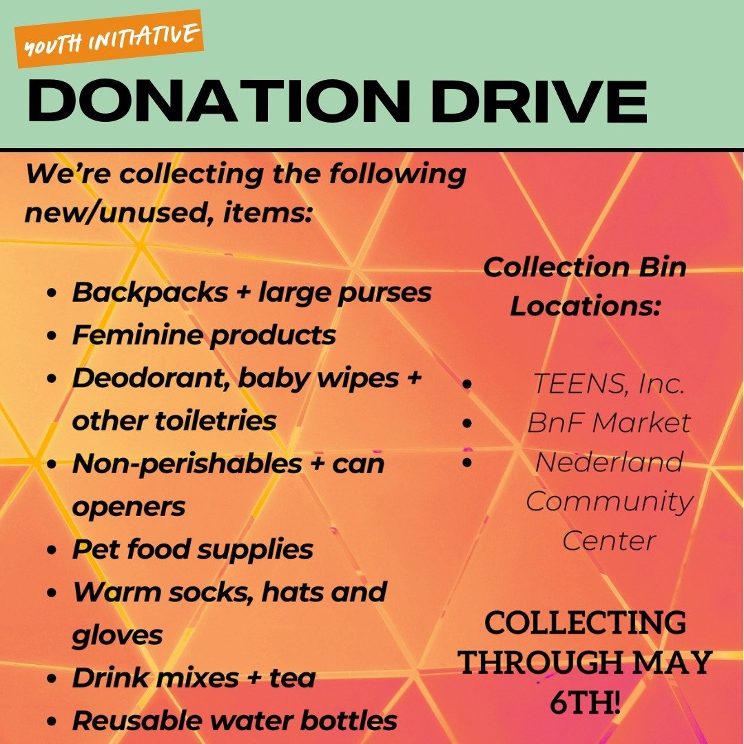 Service Day is coming and Chinook West Students selected project is to hand out care packages of supplies for the unhoused in Boulder. Students are hosting a donation drive to collect needed items, assembling care packages, and then heading to Boulde