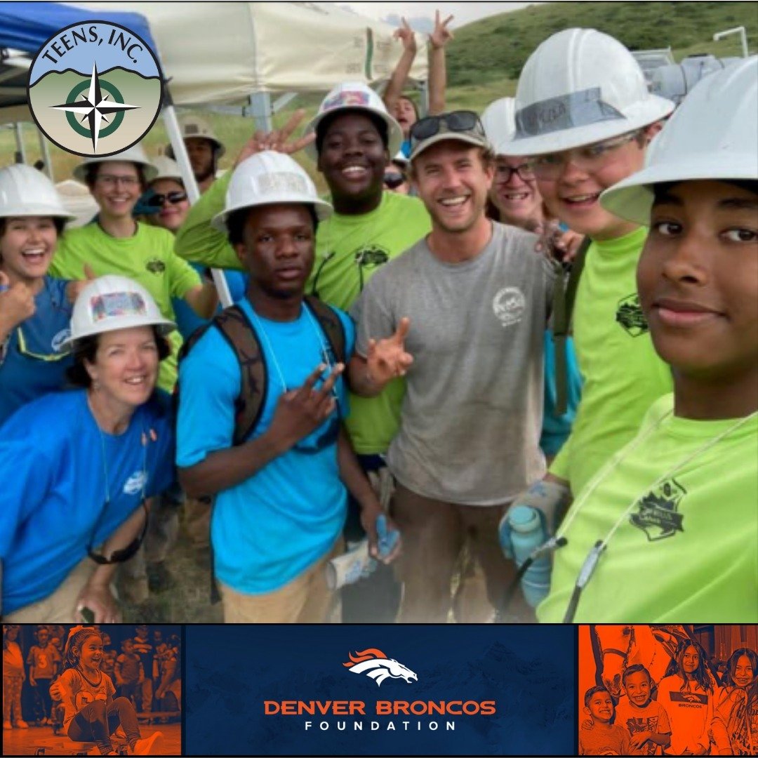 We're excited to share that the Denver Broncos Foundation awarded us a grant to support @TeamWorksColorado.

This summer, our hard-working youth employees will get a break from their work in the field for Education Day -- an opportunity for professio