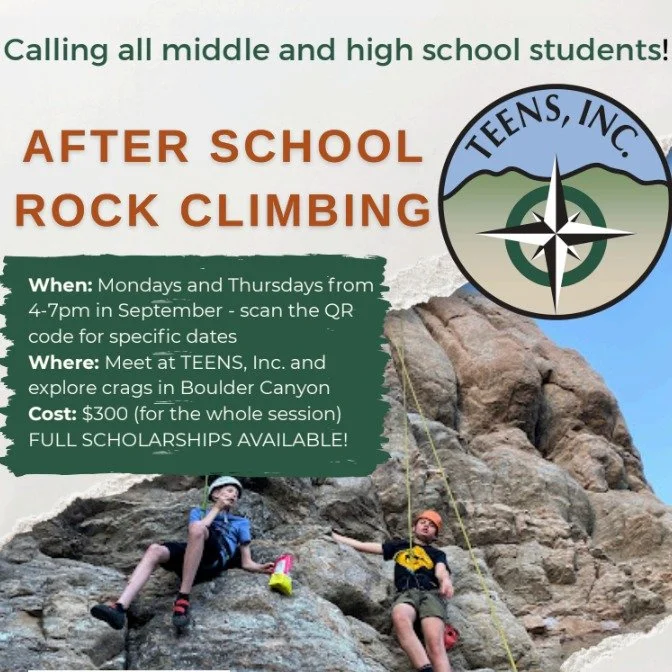 Registration for September climbing is open! 

Climbing will be held Mondays and Thursdays from 4-7pm. 

Here are the specific dates:
-Thursday, September 4th
-Monday, September 8th
-Thursday, September 11th
-Monday, September 22nd
-Thursday, Septemb