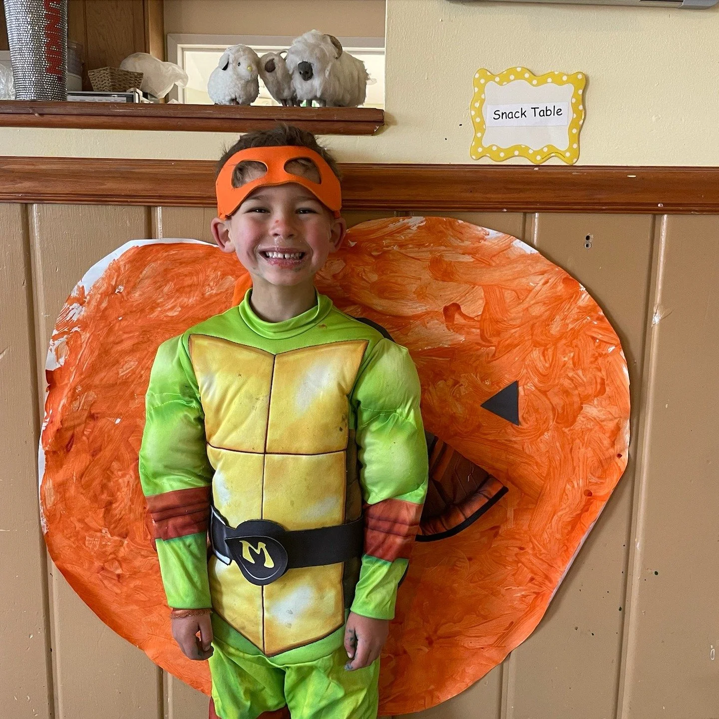 Happy Halloween! Our New Explorers have been enjoying a costume party and potluck. This little Mikey says: &quot;Cowabunga!&quot;

The Teen Center costume party is right around the corner, today (10/31) from 4-7 pm.

Scary news about our about Outdoo