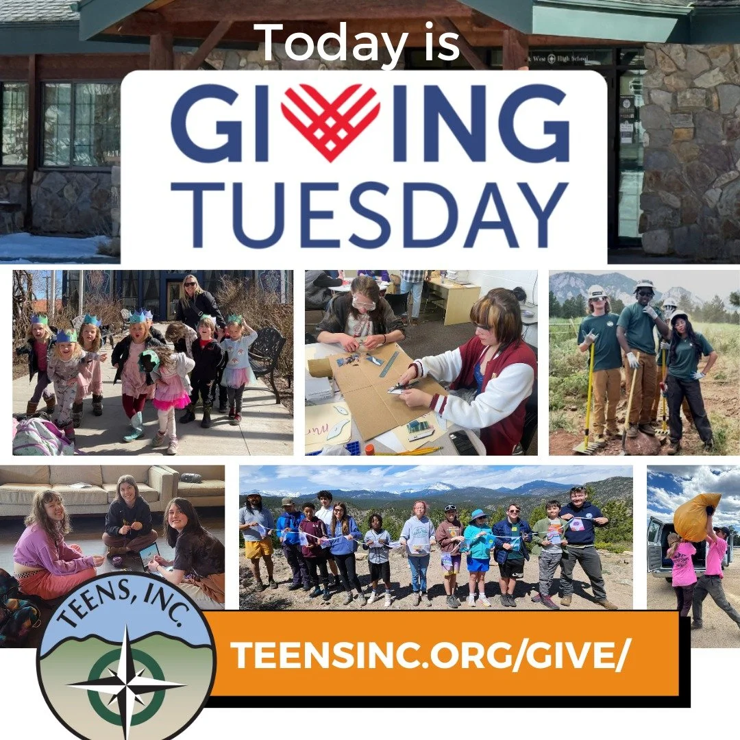 Today is Giving Tuesday, and we have an anonymous donor matching all gifts to TEENS, Inc., so every donation is doubled. 

If you could pick only one day a year to support youth and family in our community, today is the day your dollars go furthest. 