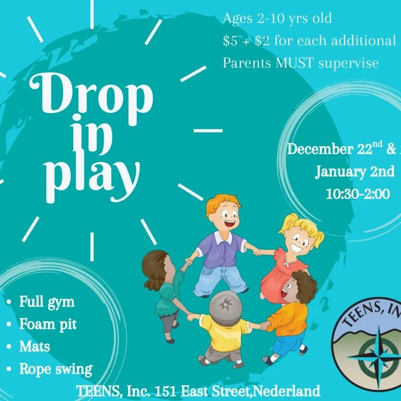 We hope you all are staying safe, warm, and fed with the power outages. This can be such a stressful time.

We are still without power at the Teen Center and are unfortunately unable to open today. Next week, we're closed at the Teen Center, Chinook 