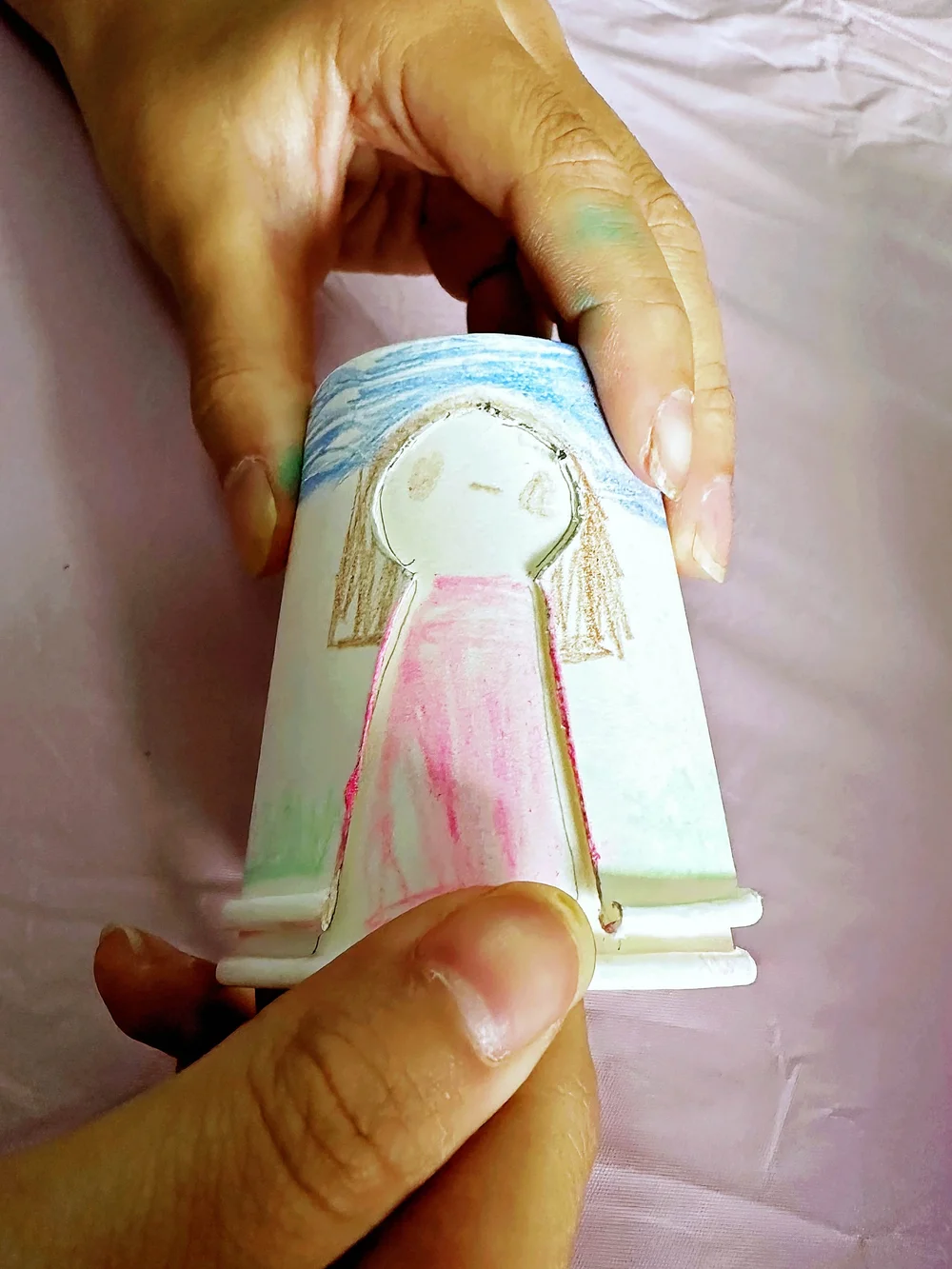 Girl Expressing Sadness