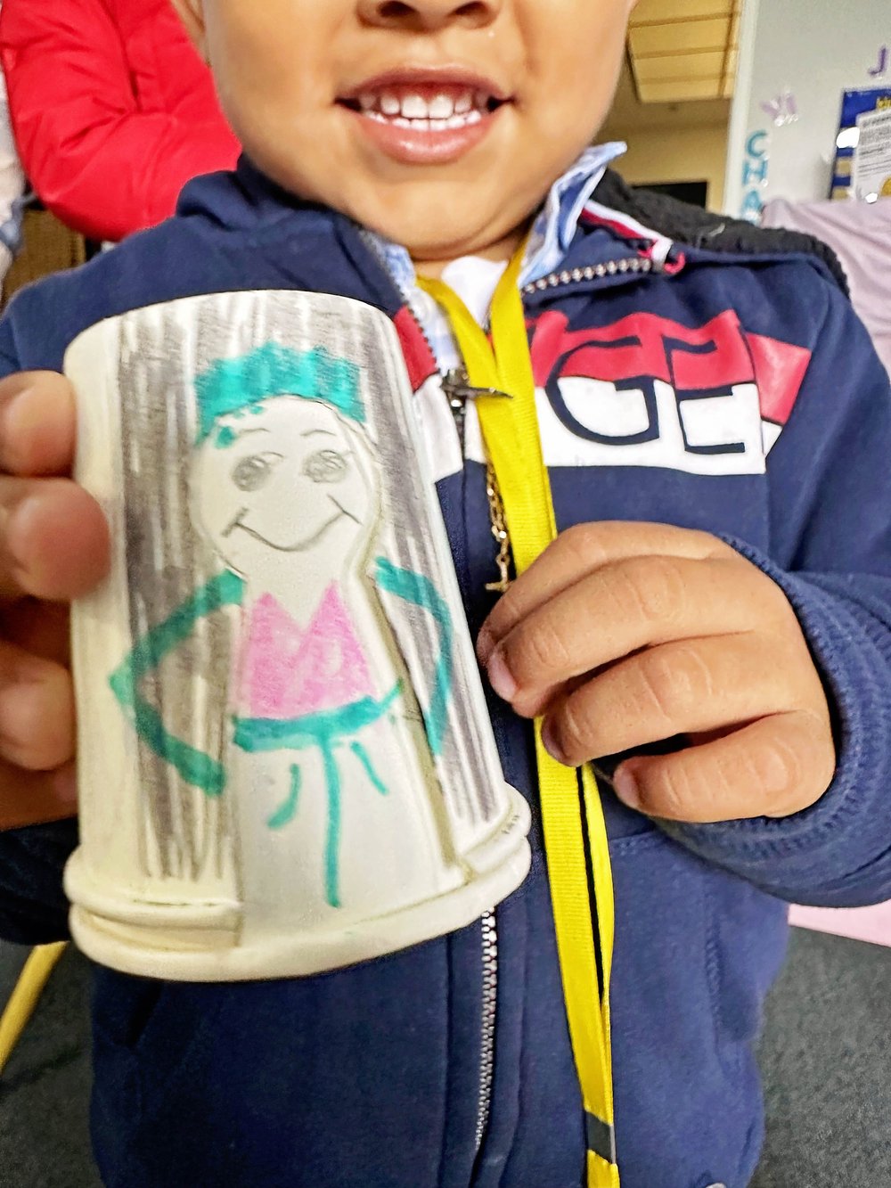 Boy Expressing Happiness