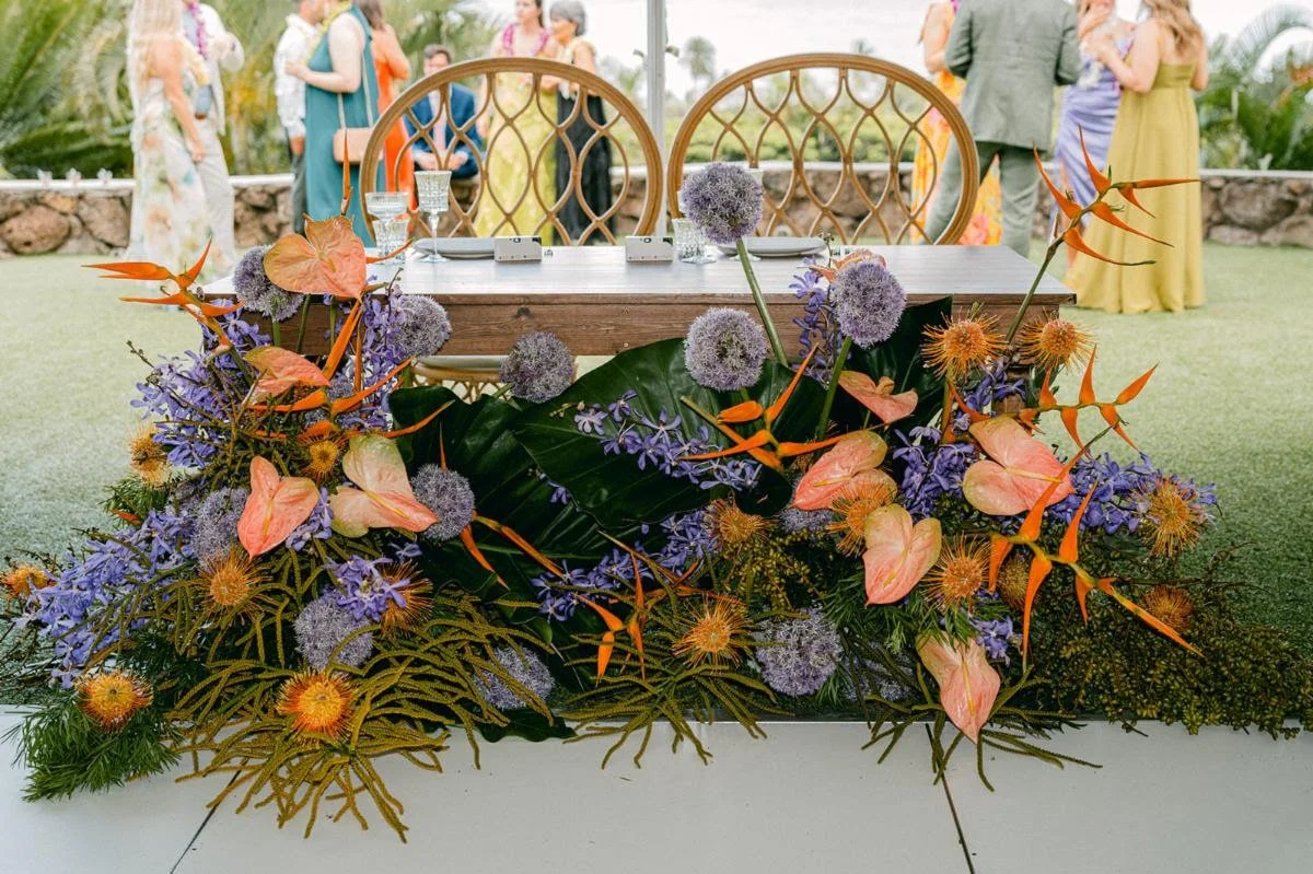 Best Sweetheart Table Design Inspirations for Hawaii Weddings