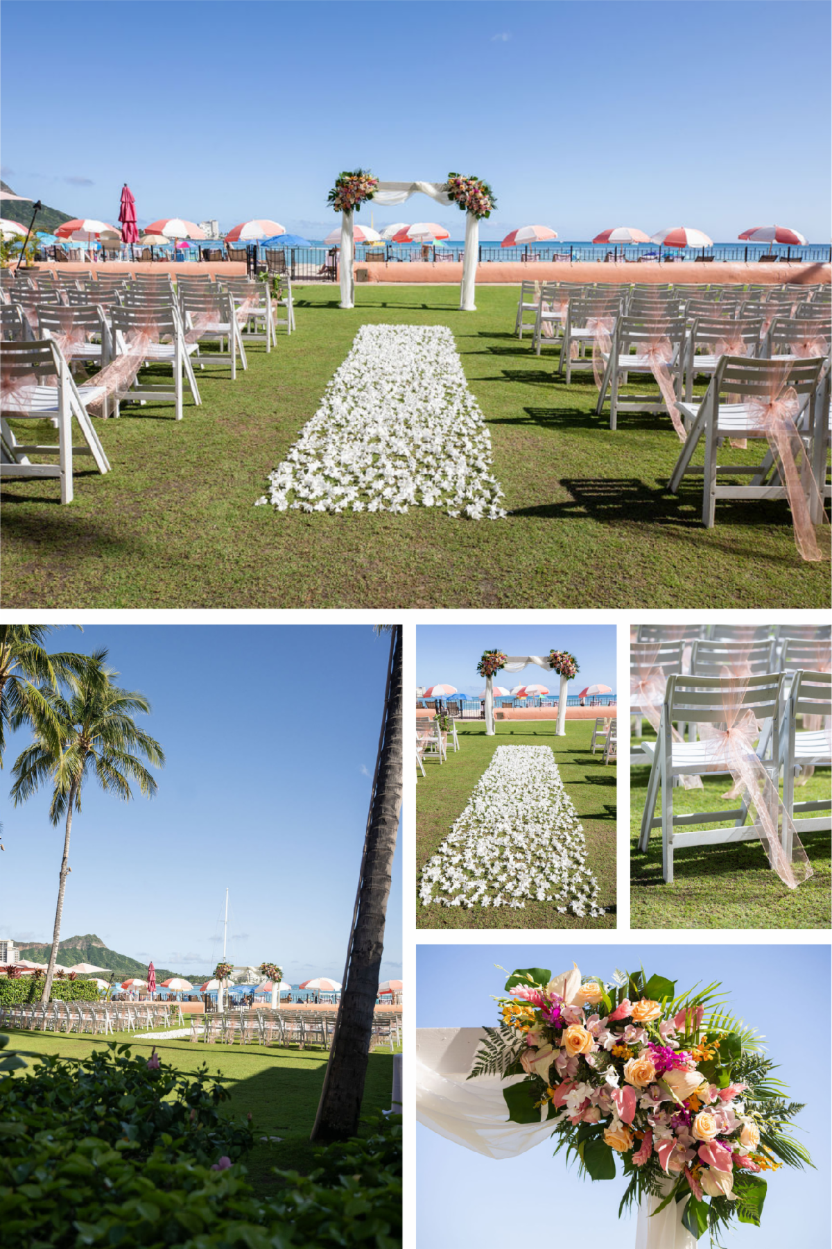 Romantic Royal Hawaiian Wedding in Hawaii
