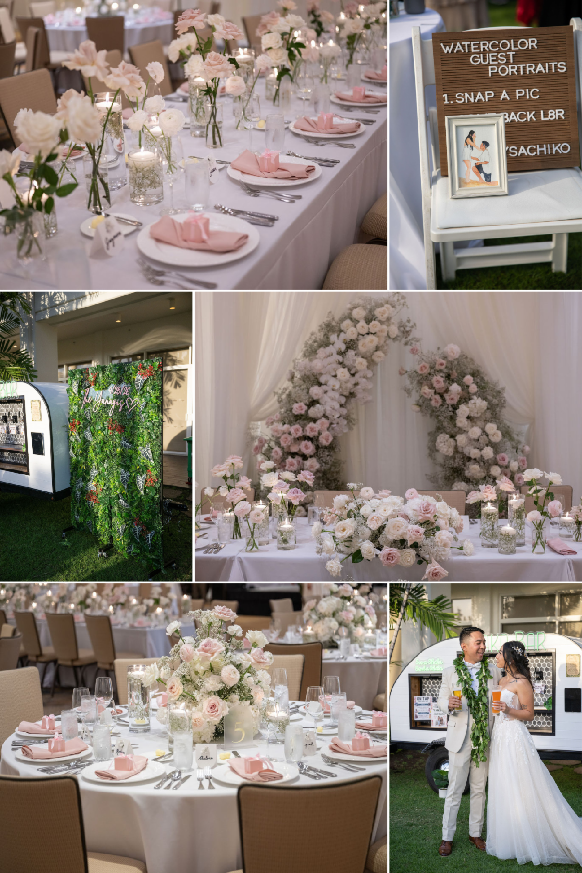 A Romantic Hawaii Wedding That Beautifully Told the Couple’s Love Story