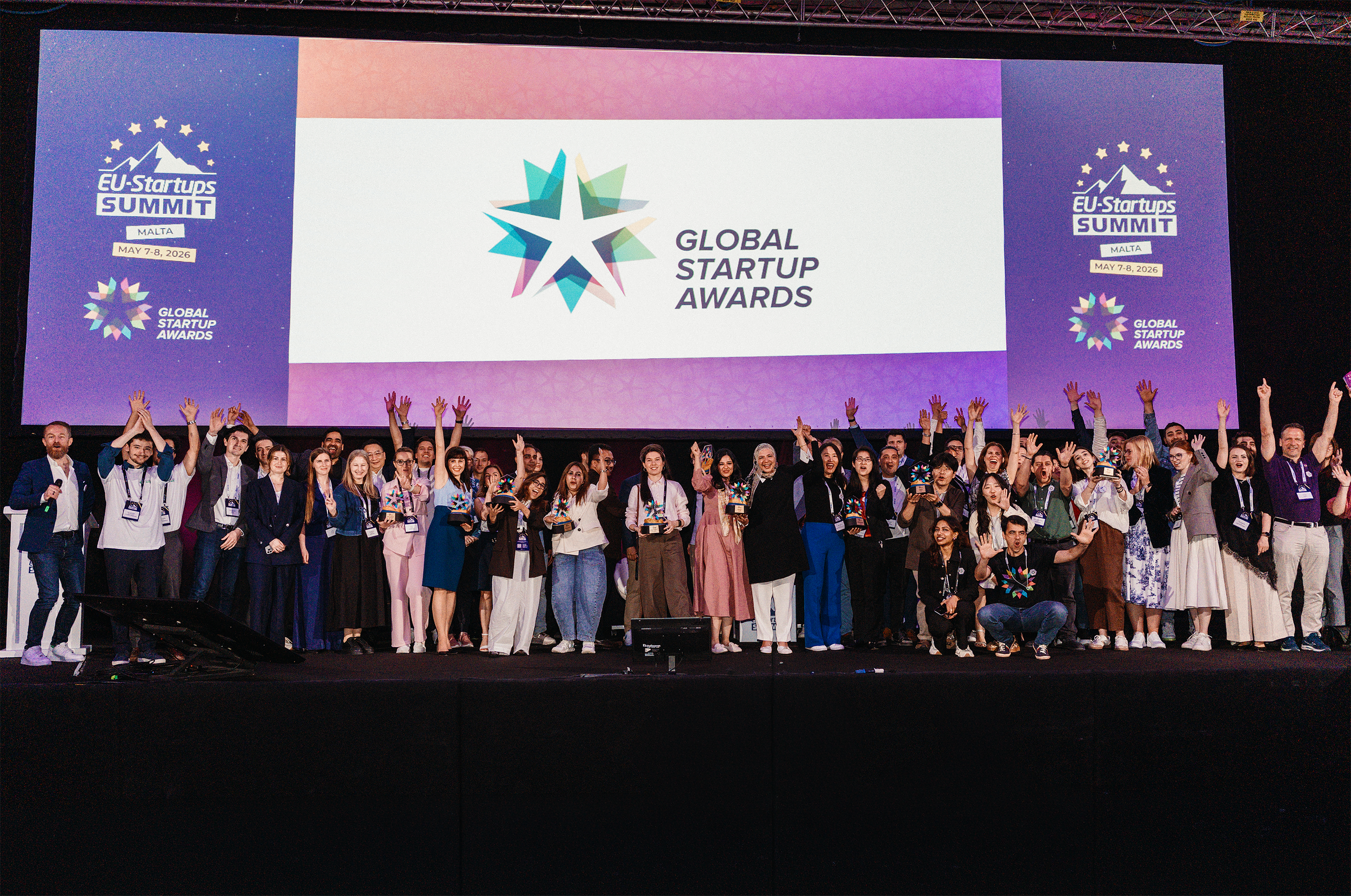 GLOBAL STARTUP AWARDS CONCLUDES WITH HISTORIC GLOBAL FINALE AT EU-STARTUPS SUMMIT