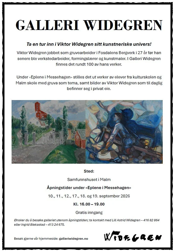 Ekstra åpent ifm. “Eplene i Messehagen”