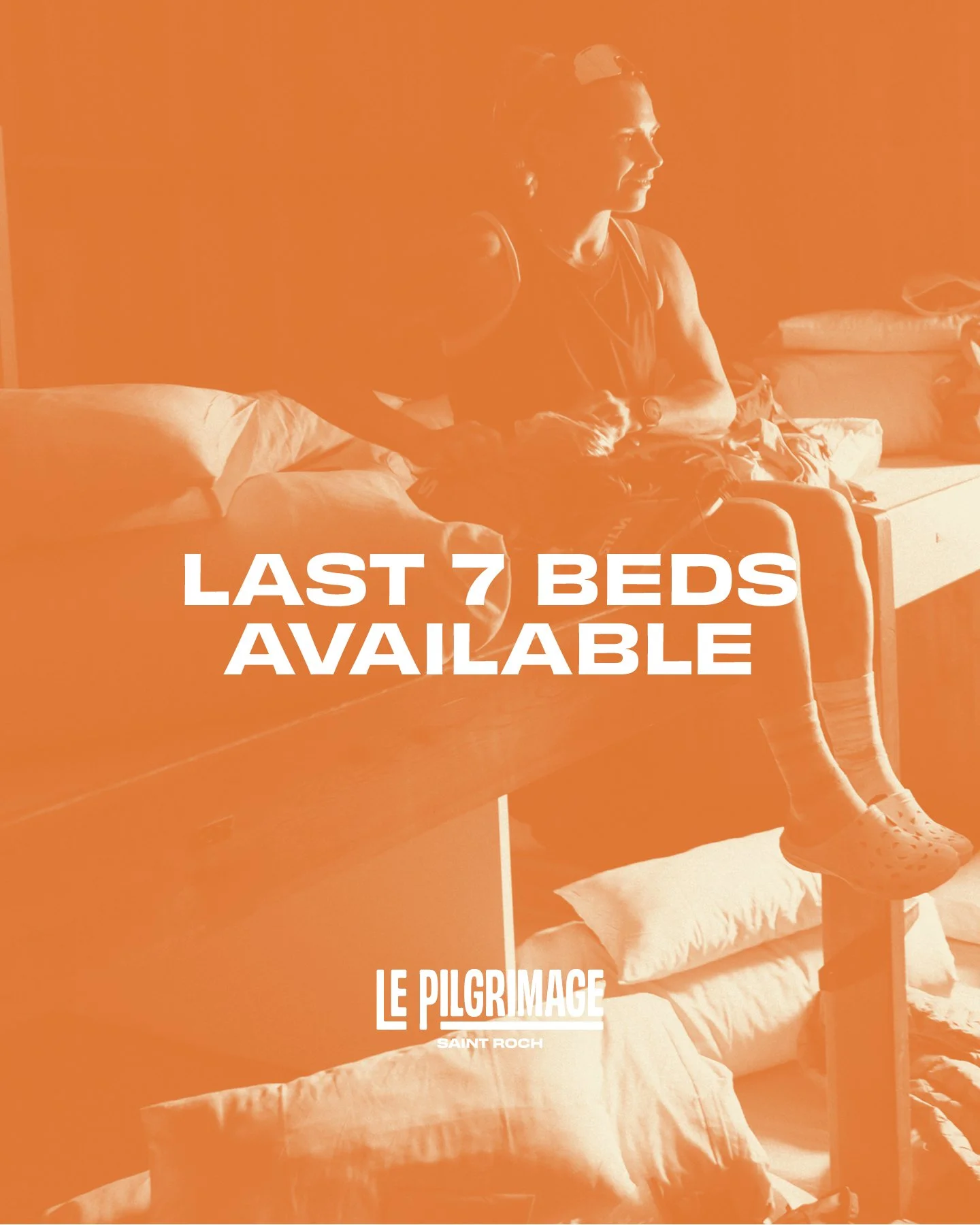 The last 7 basecamp beds are available. We&rsquo;ll be able to hold them at @hotelsaintroch until 22 May. After that, entries continue on availability only.

And before anyone panics: the beds in this photo are the refuge dormitories. During stage 3,