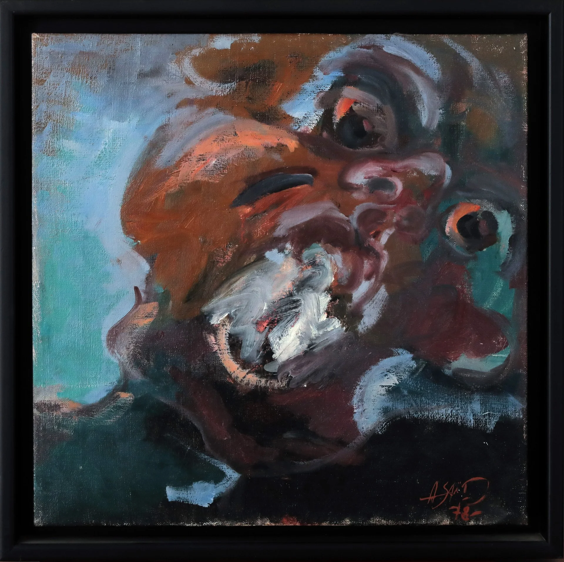 Ahmad Said « Visage »
Dim: 42 x 42 cm
