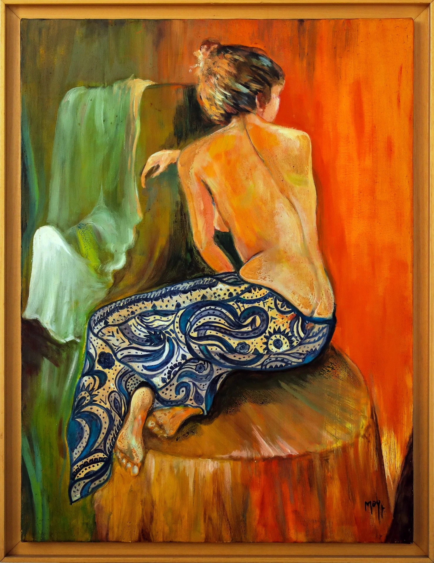 May Itani « Nu de dos »
Dim: 80 x 60 cm
