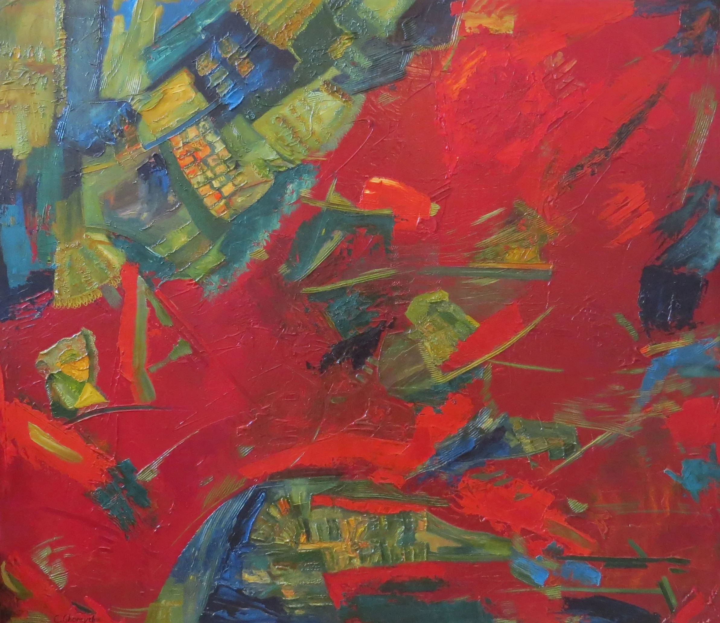 Charbel Ghorayeb « Abstraction »
Dim: 140 x 120 cm
