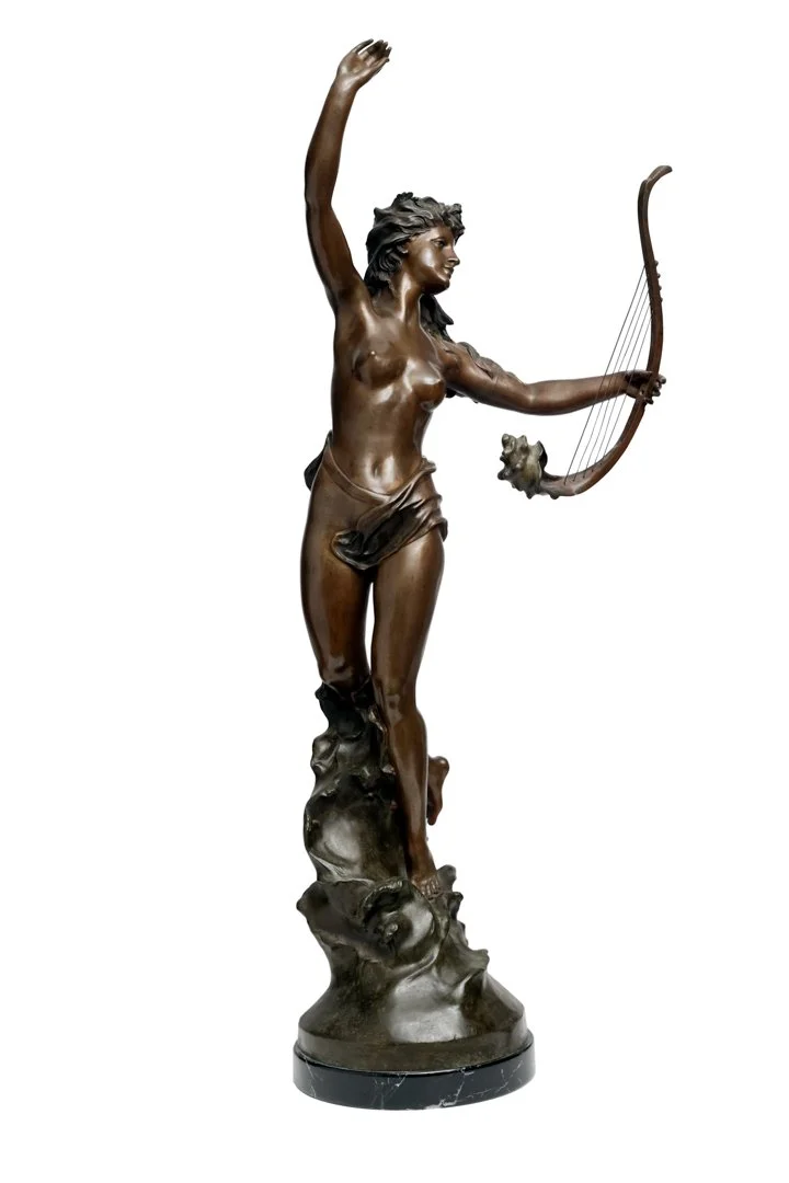 Marcel Debut « Poesie des mers » 
Ht: 110 cm 
