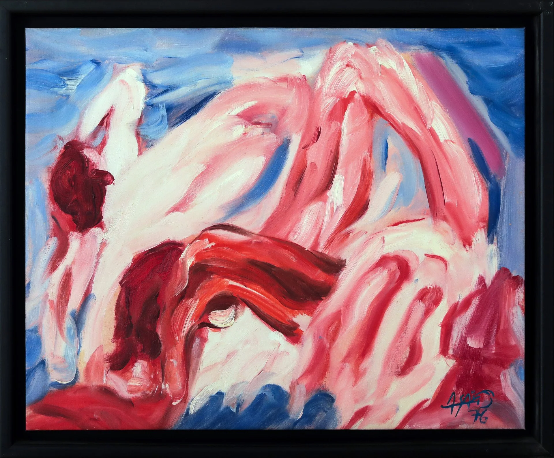 Ahmad Said “ Danse” 
Dim: 50 x 40 cm
