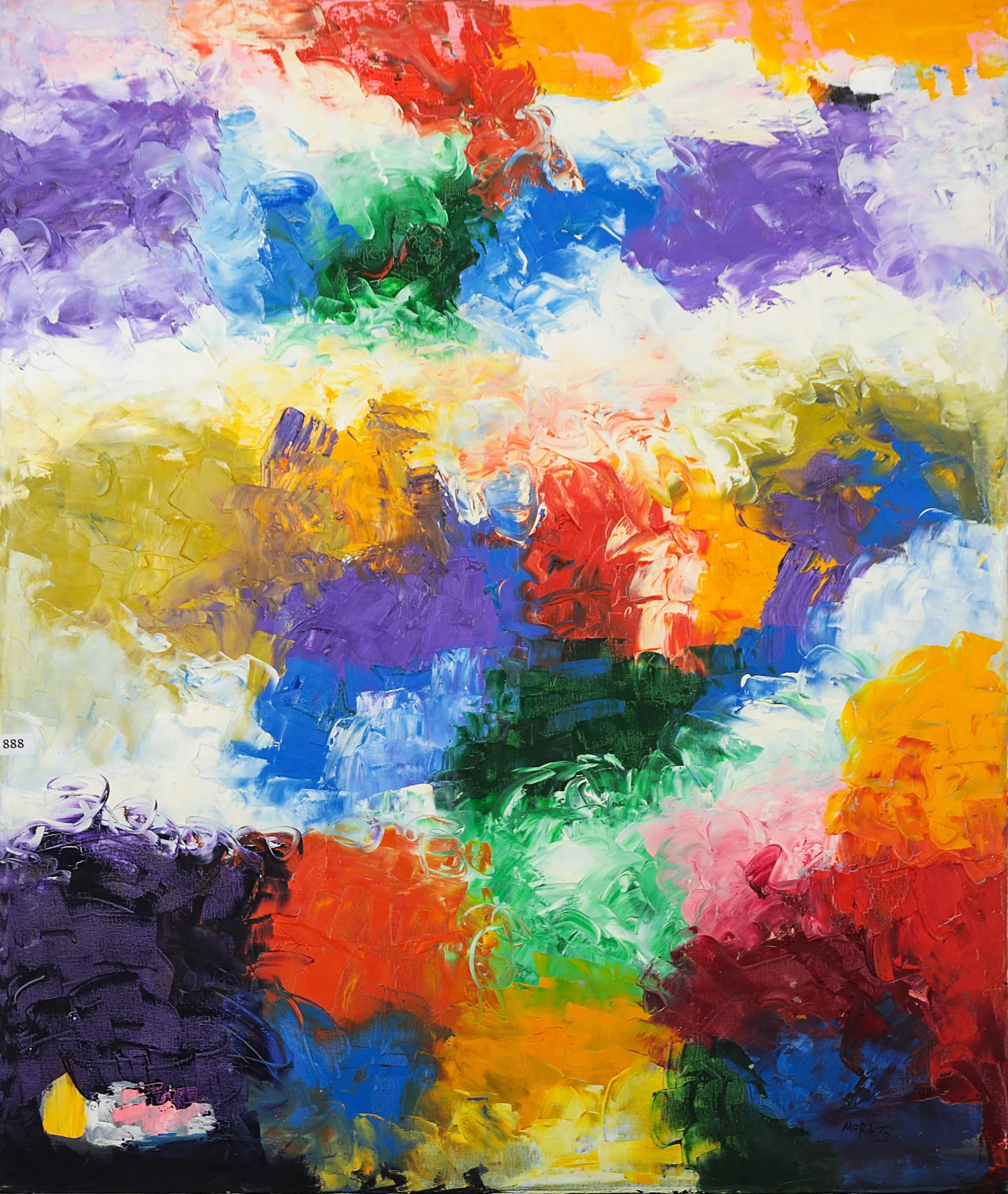 Morazo Jajan  « Abstraction »
Dim: 120 x 100 cm 
