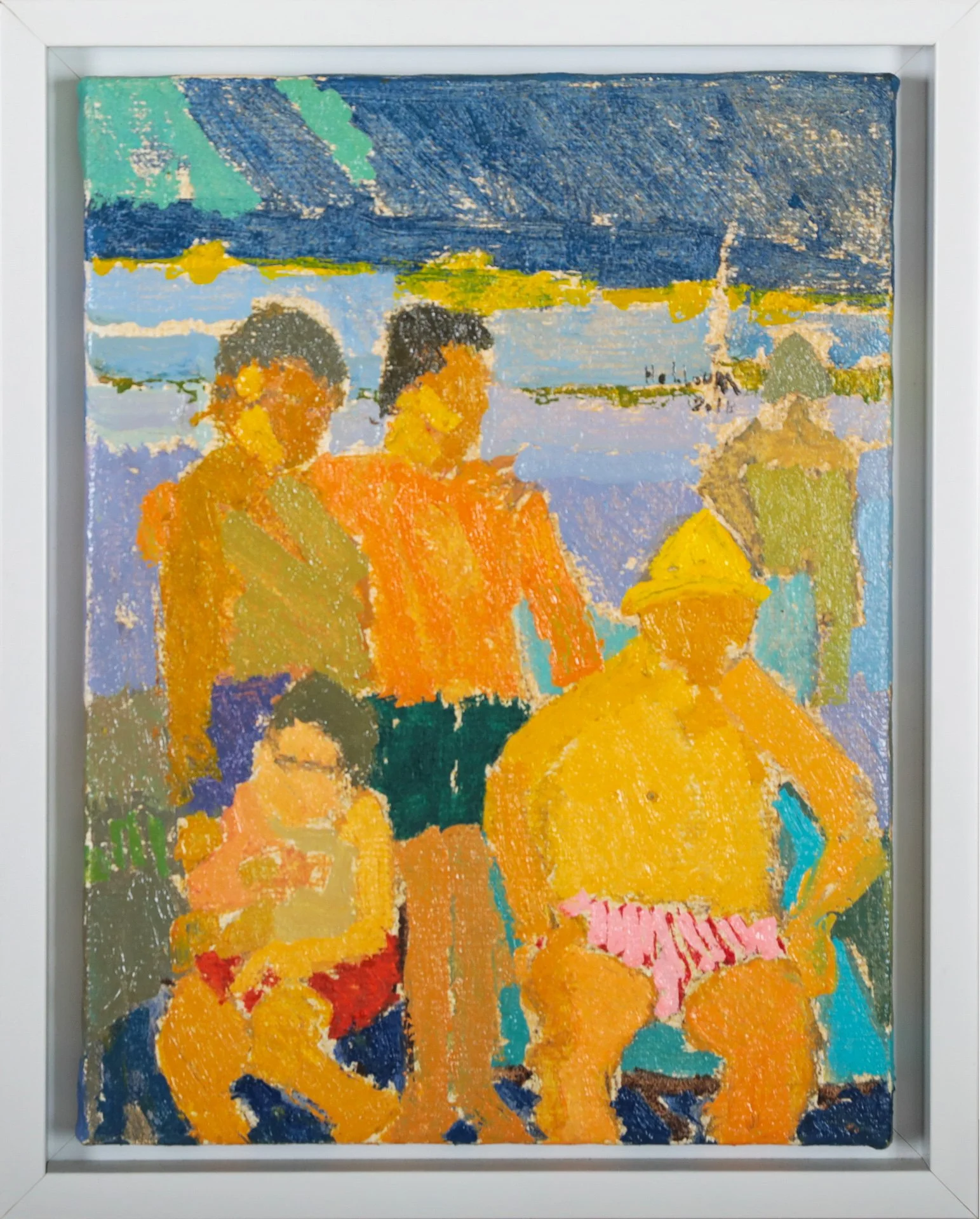 Issa Halloum « A la plage »
Dim: 40 x 30 cm
