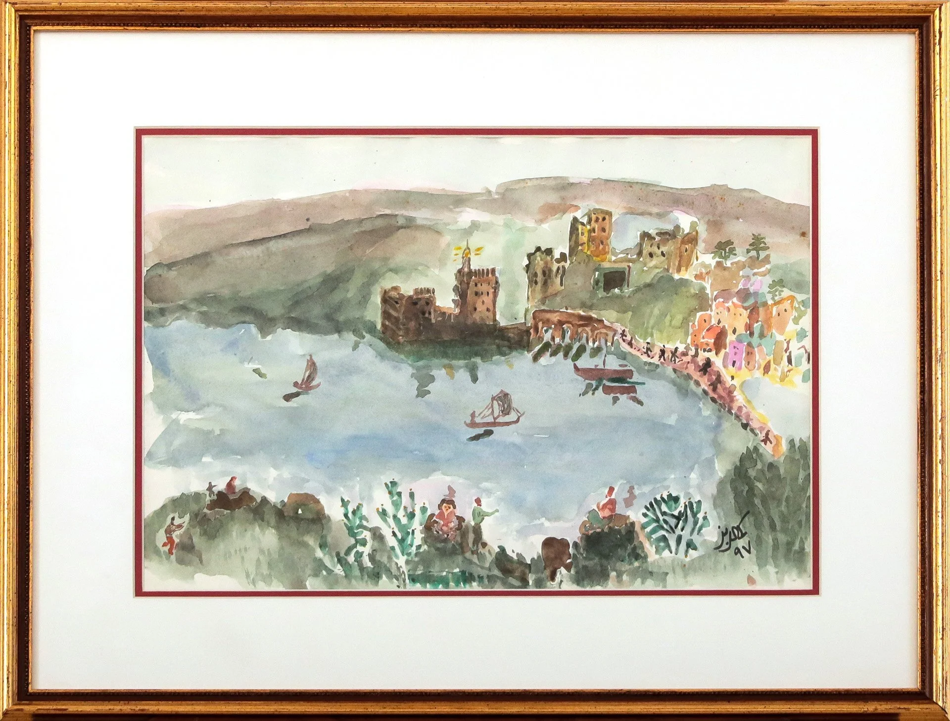 Kamal Rbeiz « Le Burj de Beyrouth »
Dim: 40 x 30 cm
