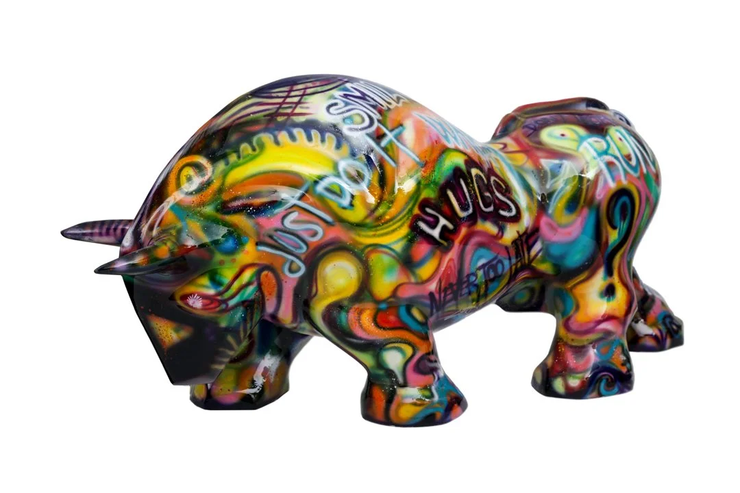 Christolio Iliovitis « Taureau » 
Dim : 100 x 23 cm
