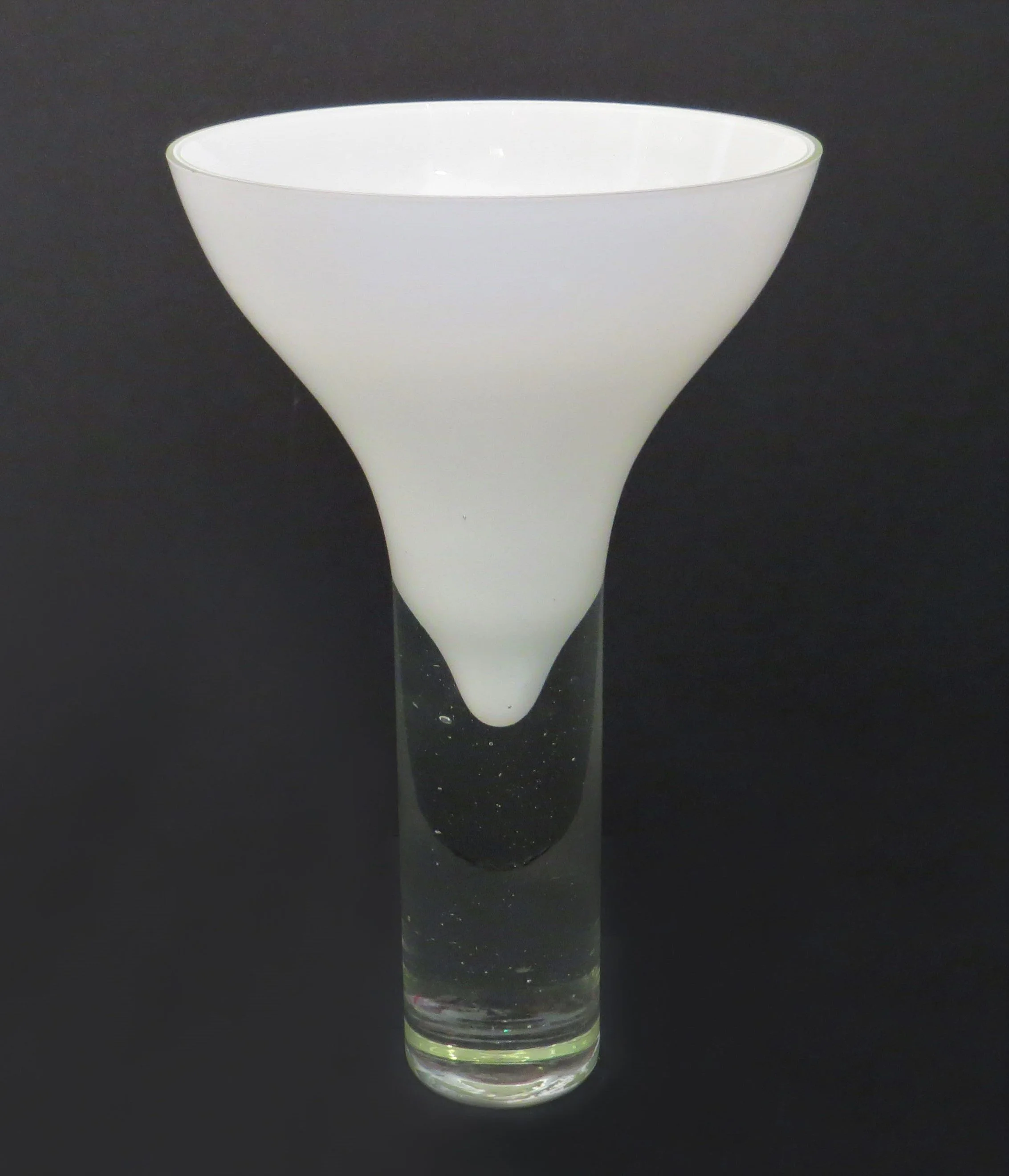 Height: 29 cm. Italy, Venice, Murano, signed Braganscia, 20th century.