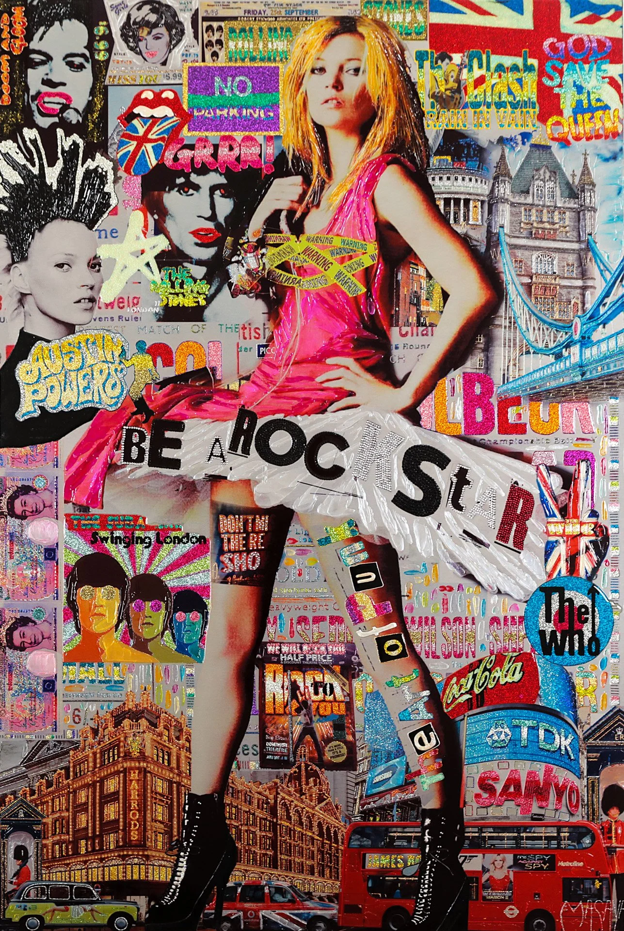 Masaya « London, Kate Moss »
Dim 150 x 100 cm
