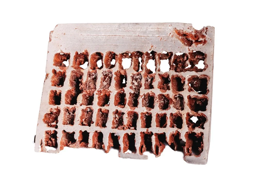 Bassam Kyrillos « Structure d'habitation » 
Dim: 32 x 26 cm