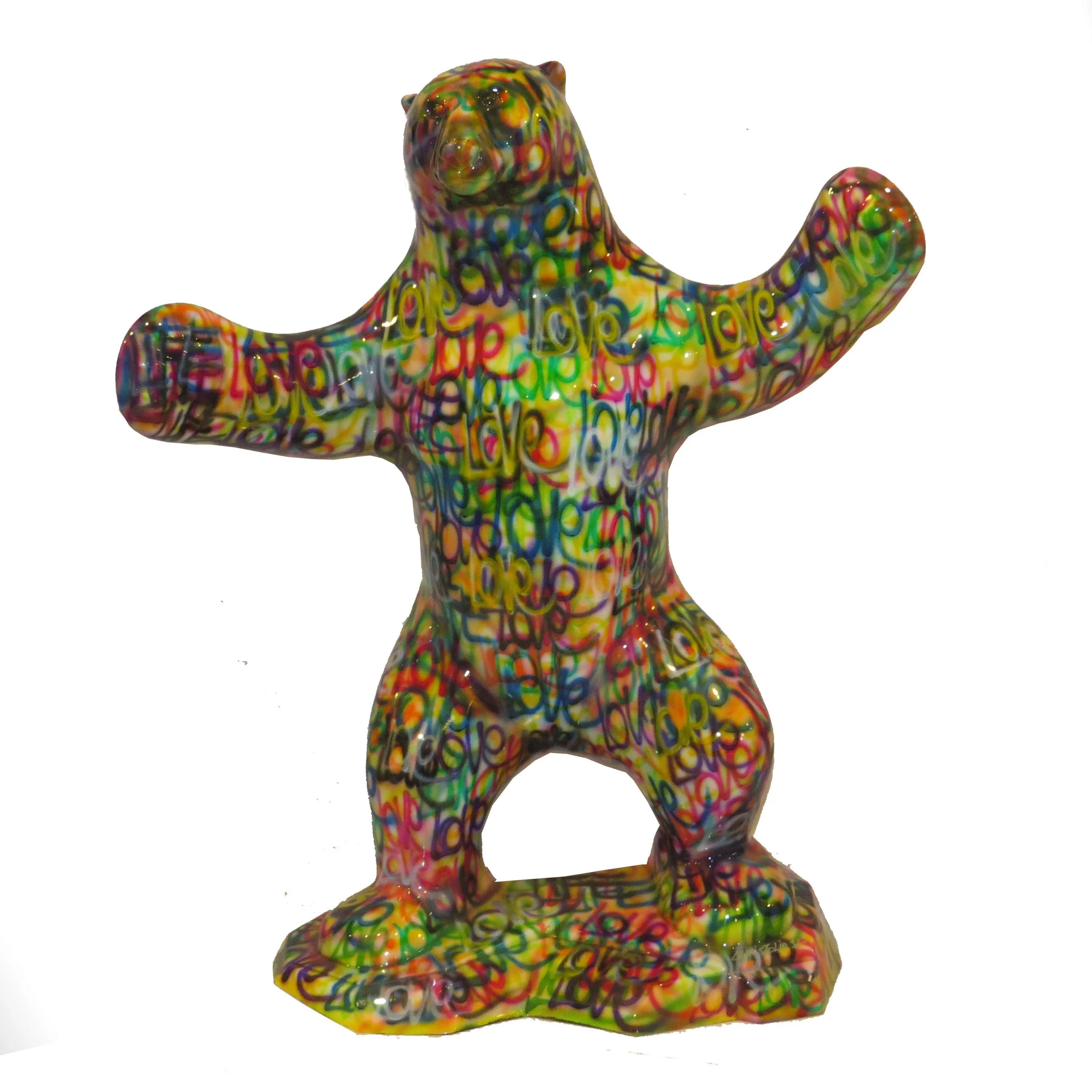 Christolio Iliovitis « Ours » Dim : 67 x 38 cm Ht : 82 cm
