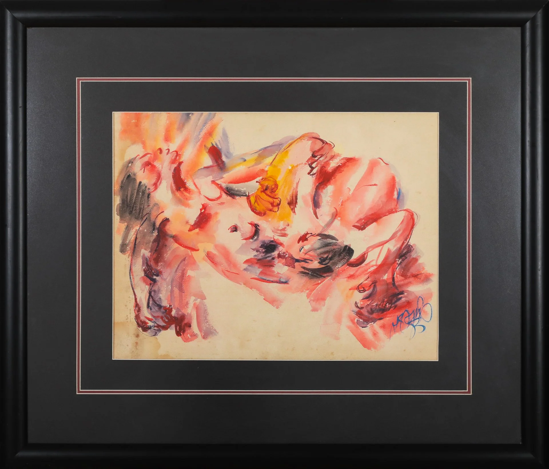 Ahmad Said « Femme allongée »
Dim: 55 x 42 cm
