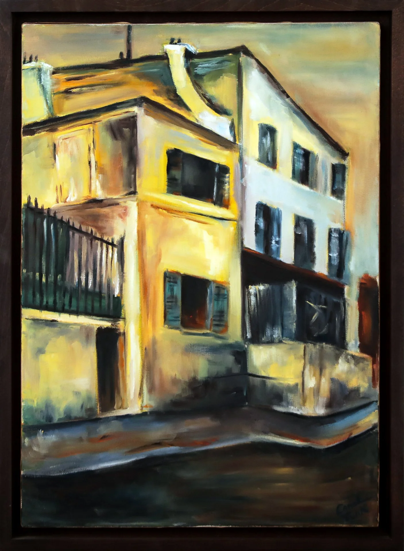 Carole Turk « Ancien immeuble » 
Dim: 70 x 50 cm