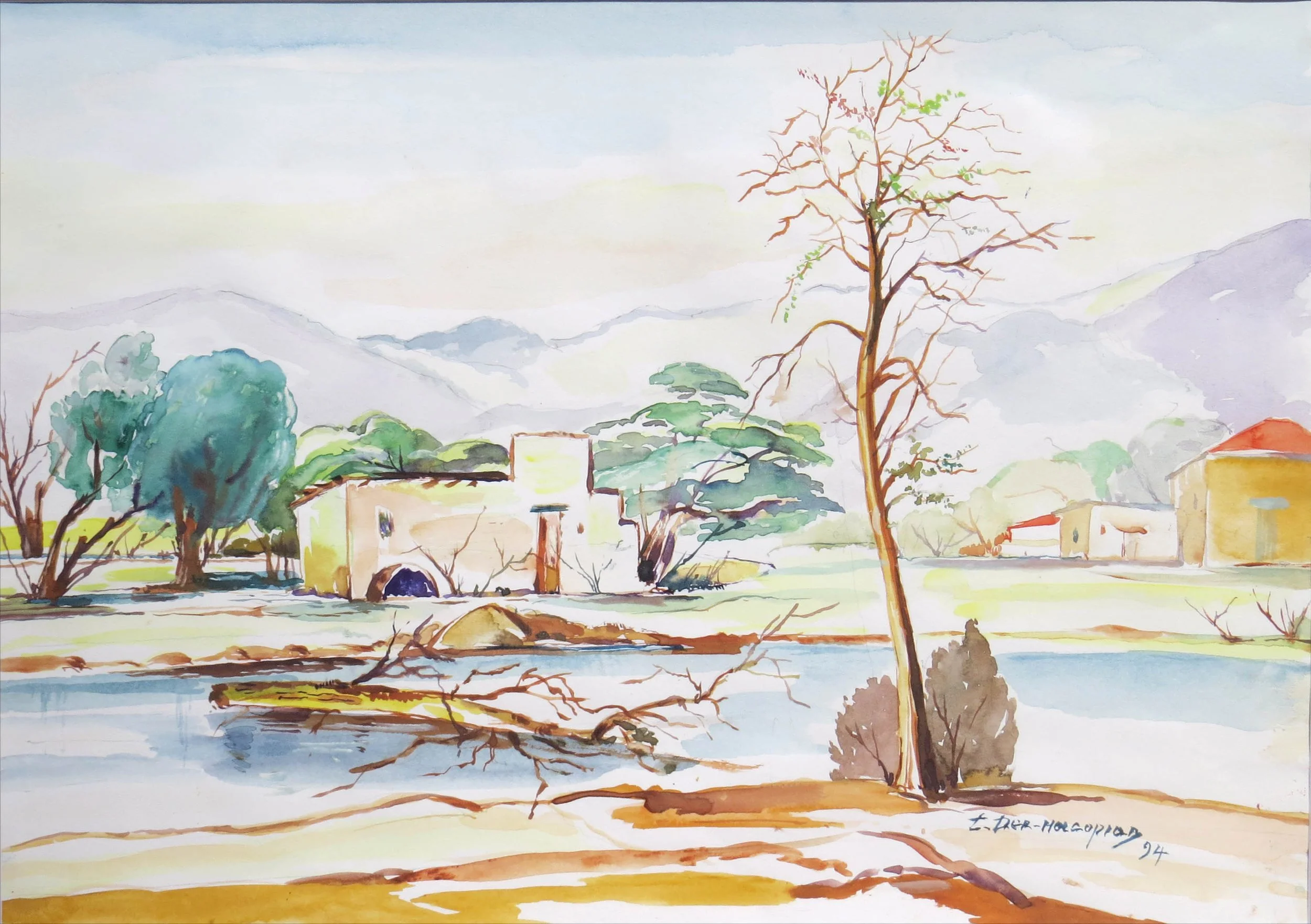 Toros Der Hagopian « La Plaine »
Dim: 49 x 34 cm

