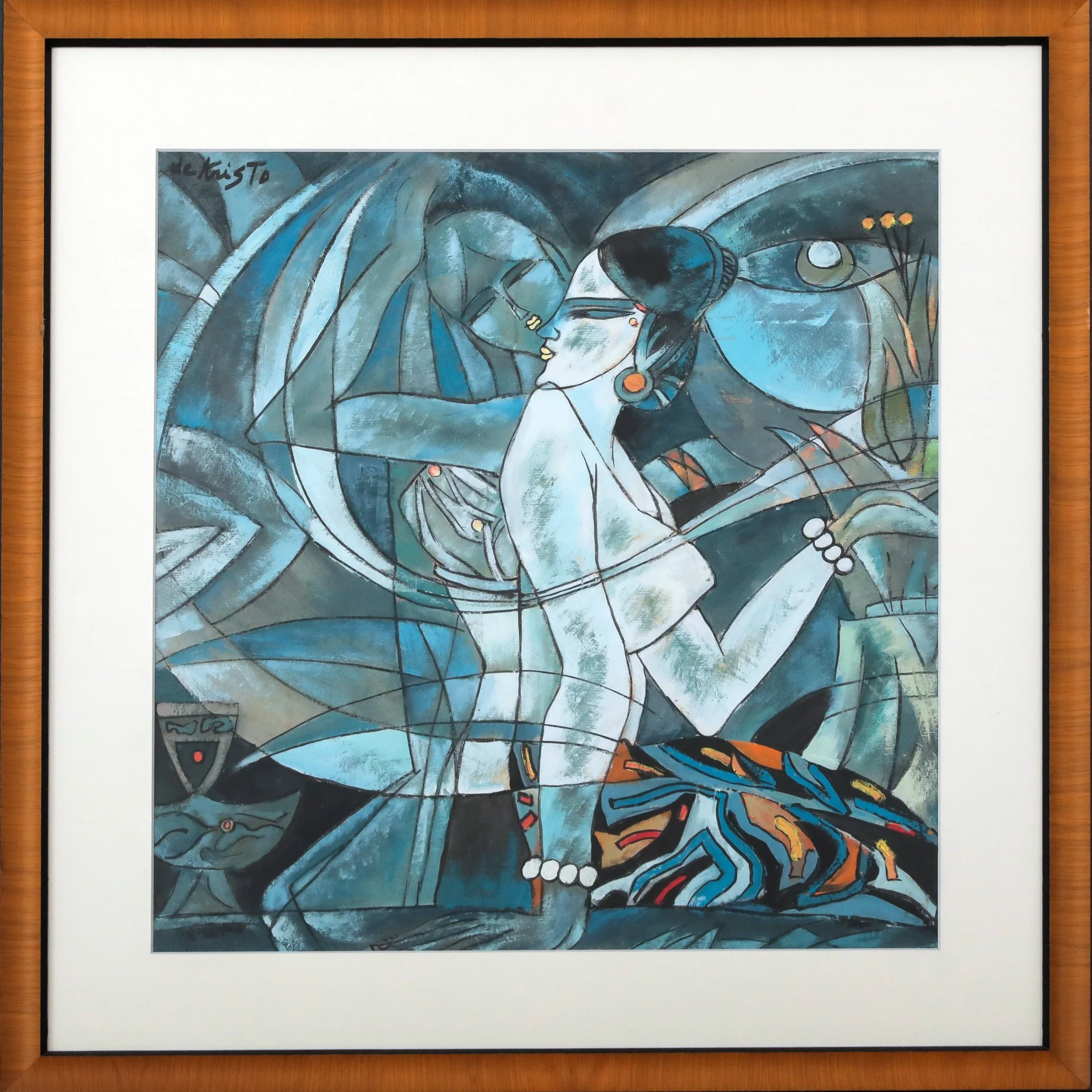 Bela De Kristo « Deux femmes »
Dim: 46 x 44 cm
