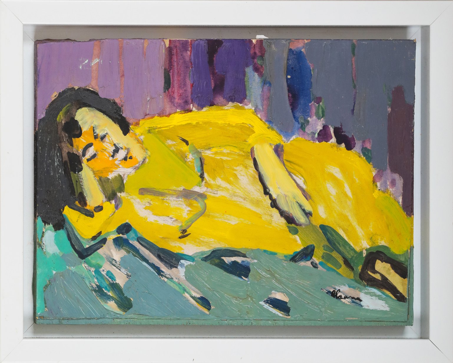 Issa   Halloum  « Repos » 
Dim: 29 x 20 cm

