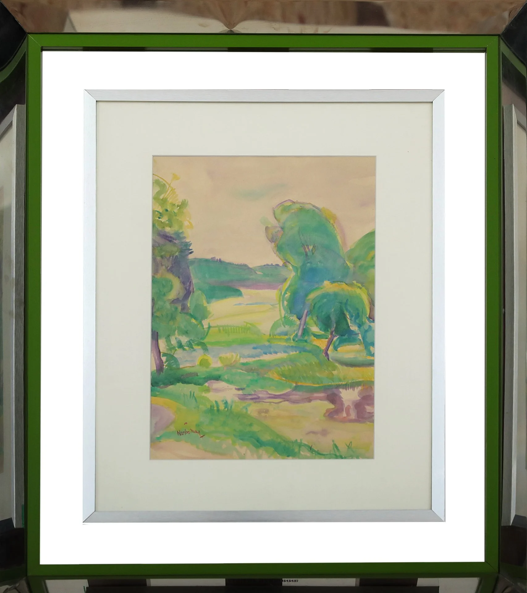 Eugène Narbonne « Paysage »
Dim: 36 x 25 cm
