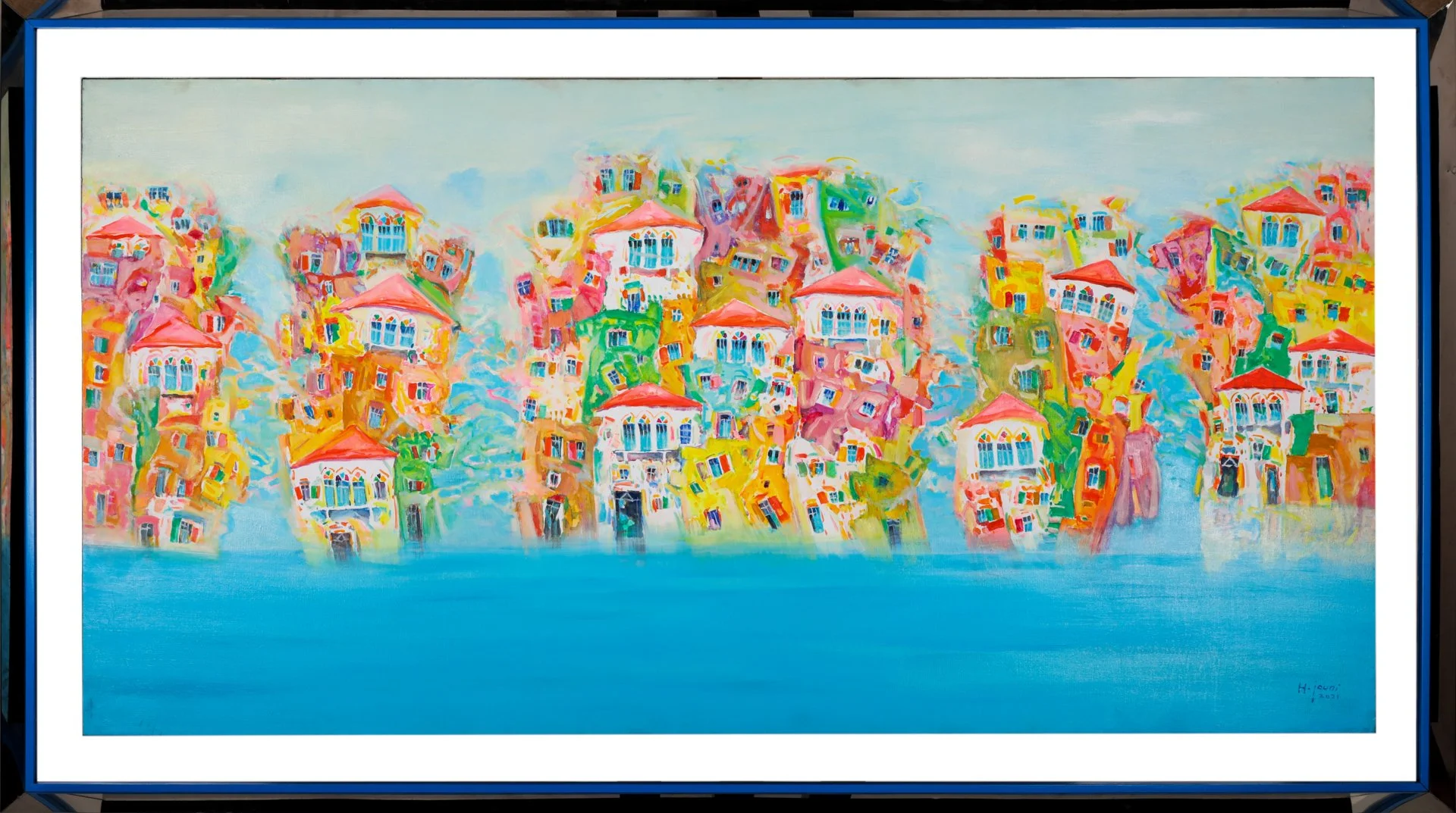 Hassan Jouni « Beirut »
Dim : 200 x 100 cm 
