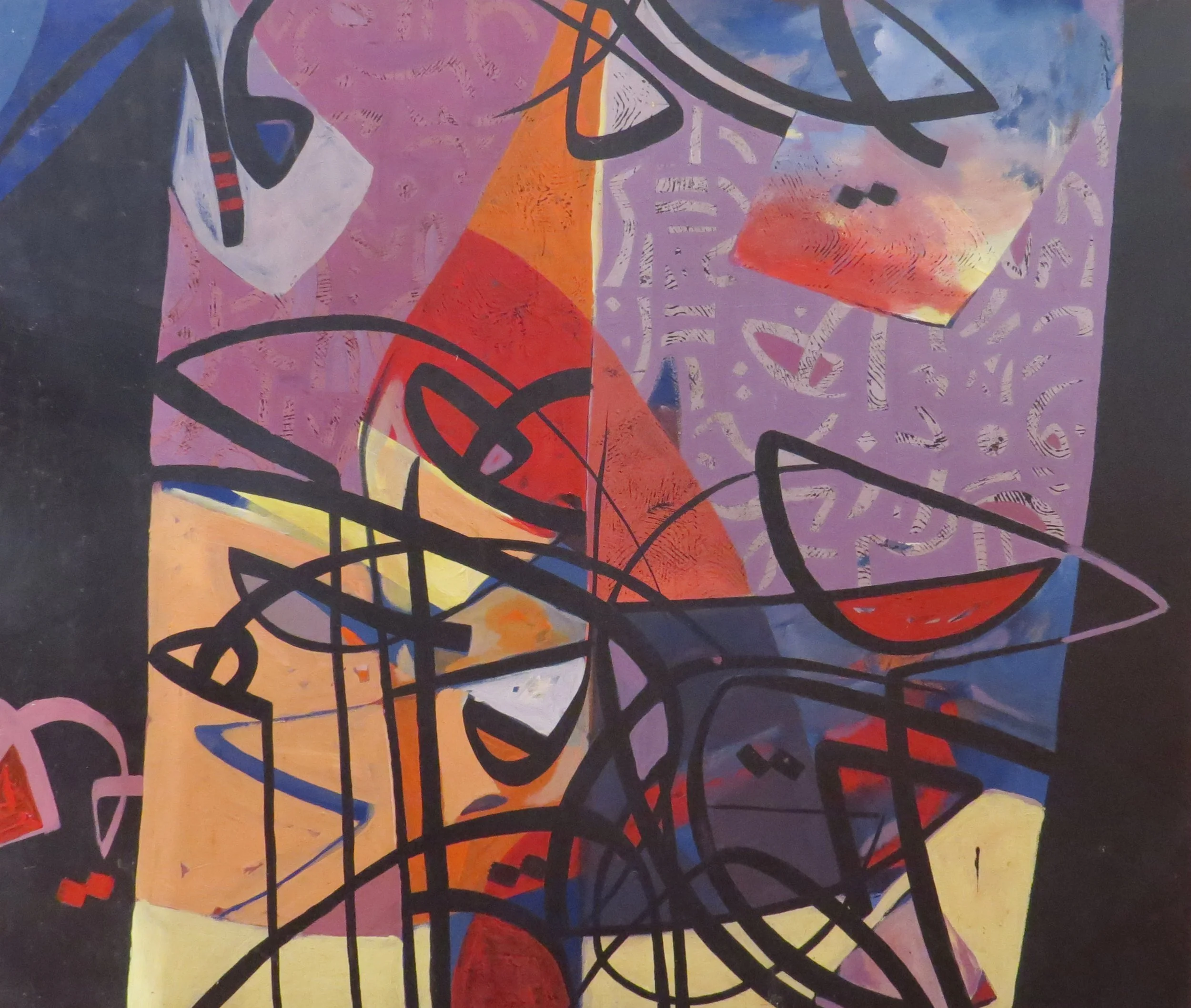 Bechir Bechir « Abstraction a calligraphie Arabe »
Dim: 124 x 108 cm
