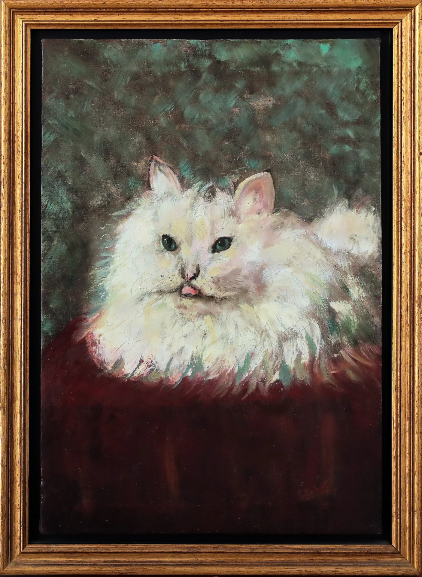 E. Tabet  « Chat »
Dim 60 x 40 cm
