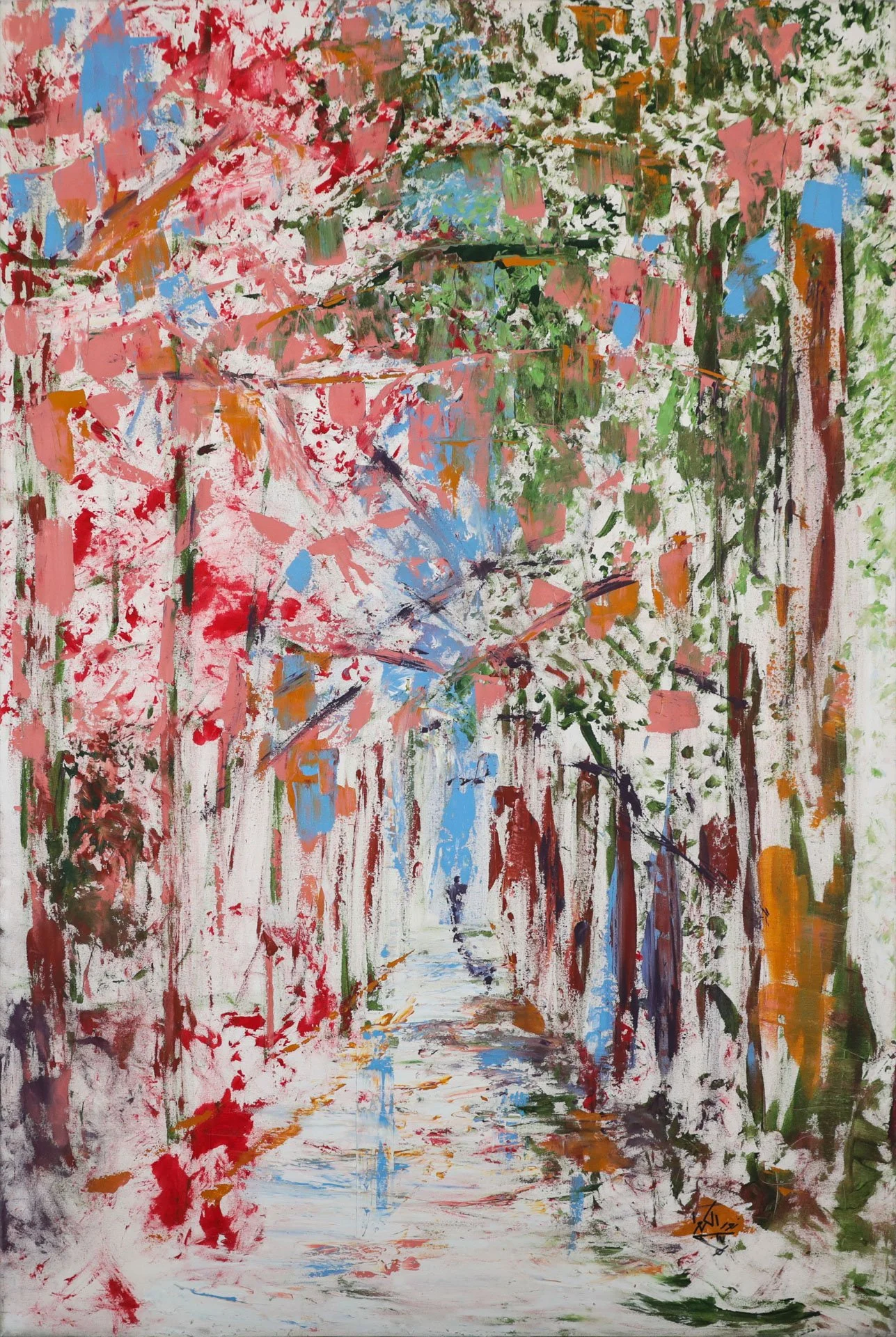 Nour AlKawa « Forêt »
Dim: 148 x 122 cm
