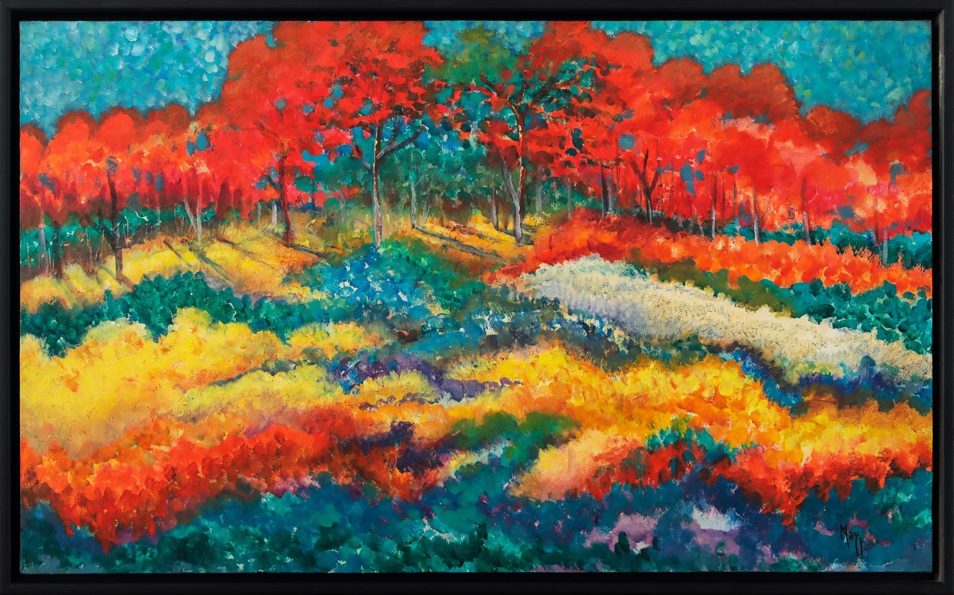 May Itani « Paysage automnale »
Dim: 100 x 60 cm
