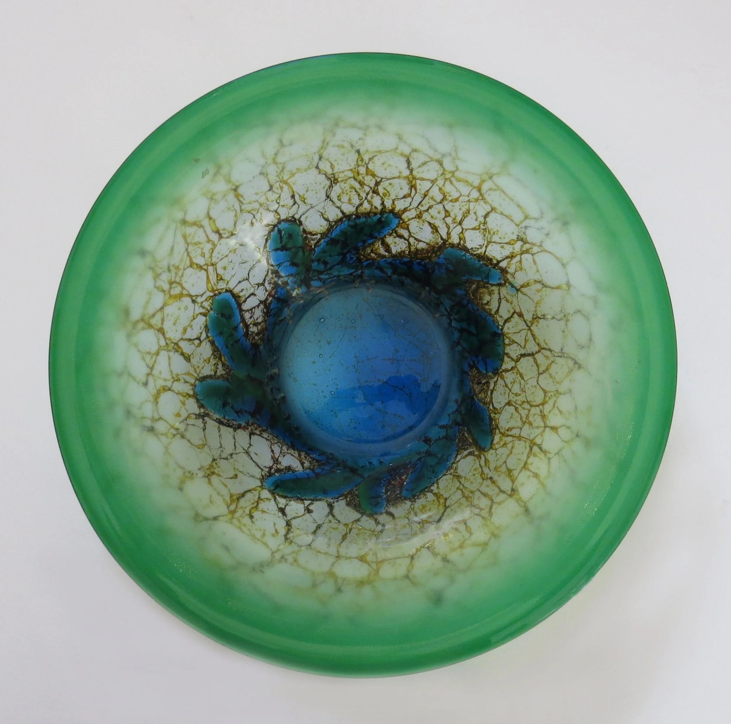 Diameter: 37 cm. Italy, Venice, Art of the 1950s.