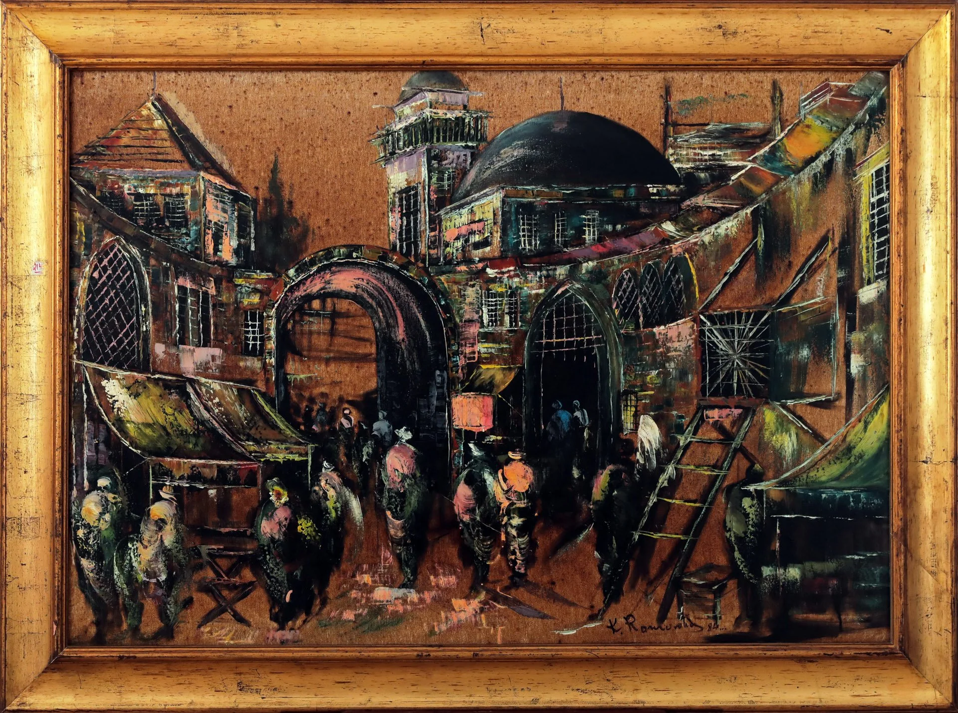 K. Ramadan « Rue du Souk »
Dim 100 x 70 cm 