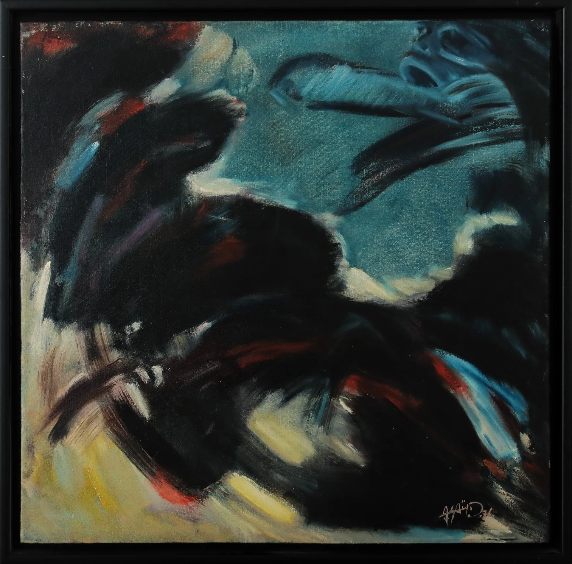 Ahmad Said « Abstraction »
Dim: 70 x 70 cm
