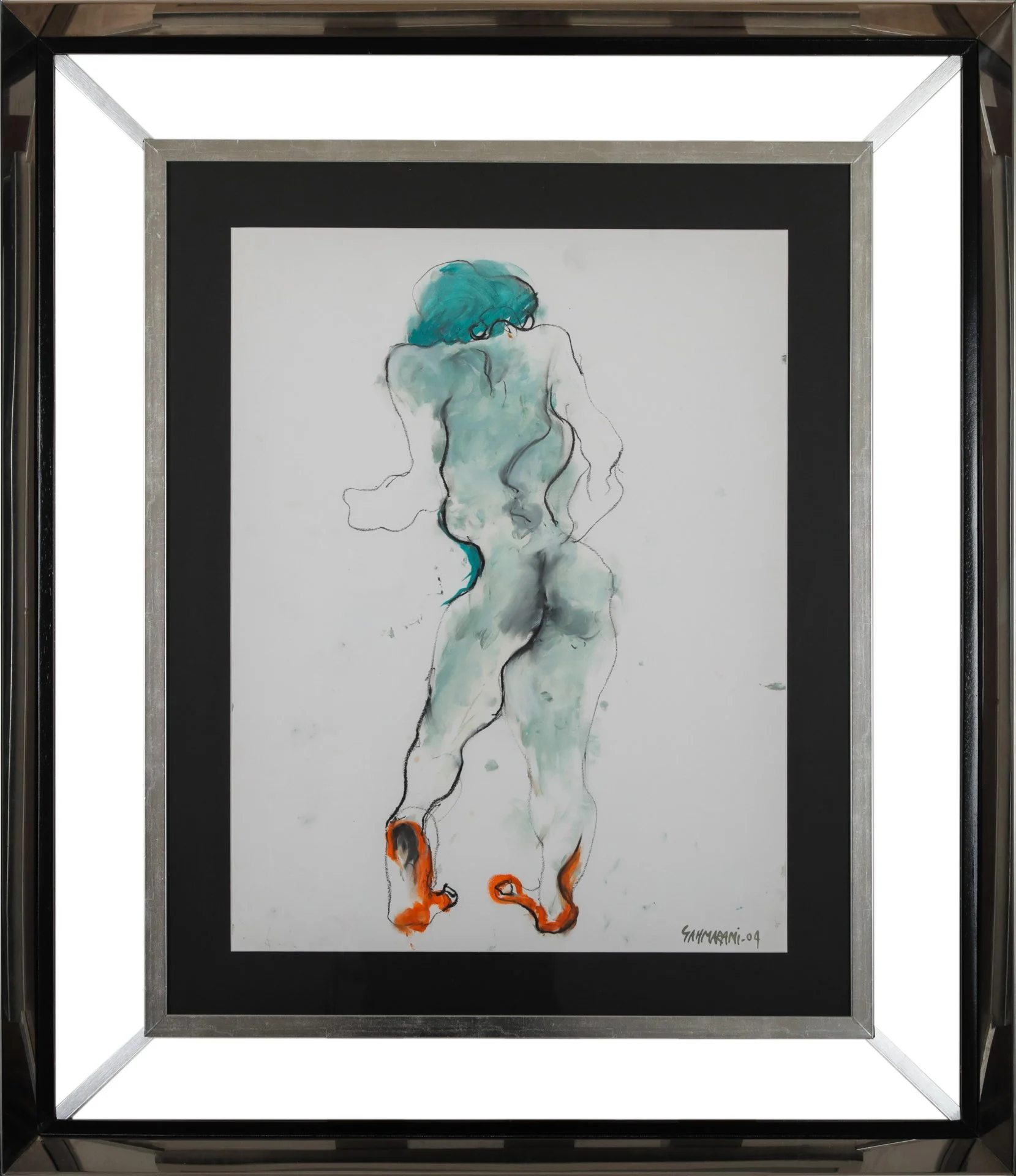Marwan Sahmarani «Nu de dos» 
Dim : 65 x 50 cm
