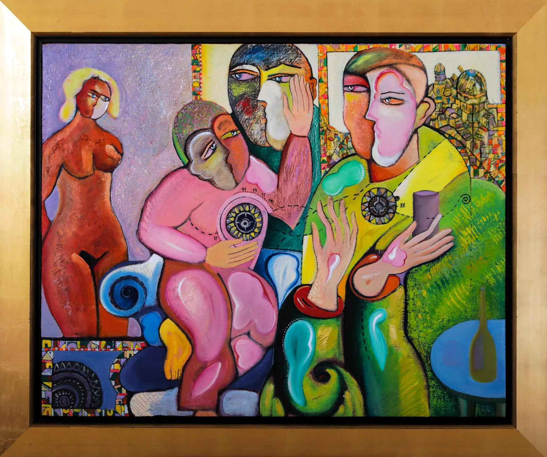 Anoushavan Hovakimian « The Cup of Passion »
Dim: 80 x 60 cm  
