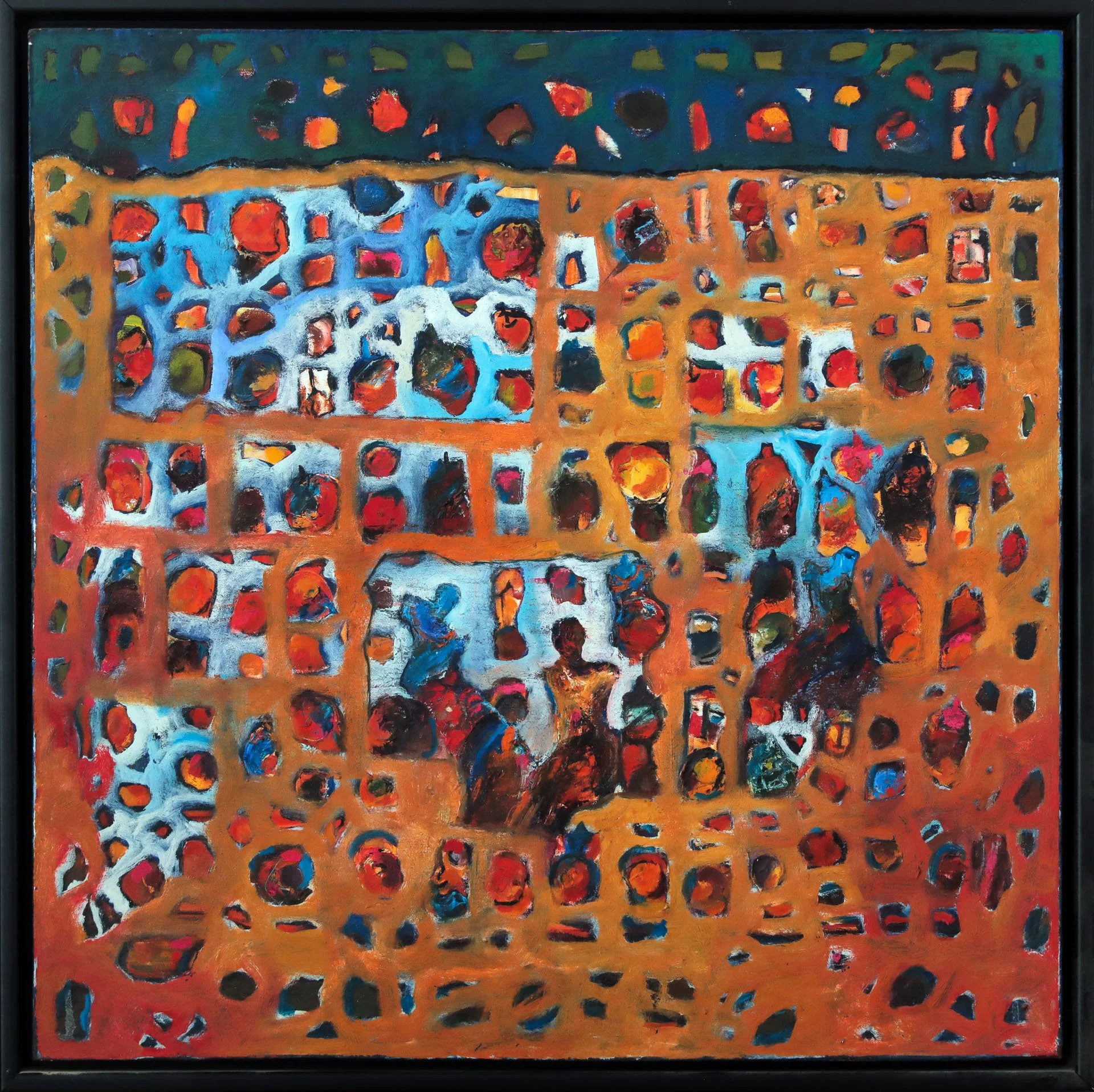 Ahmad Raed Mohamad « Abstraction »
Dim: 80 x 80 cm 
