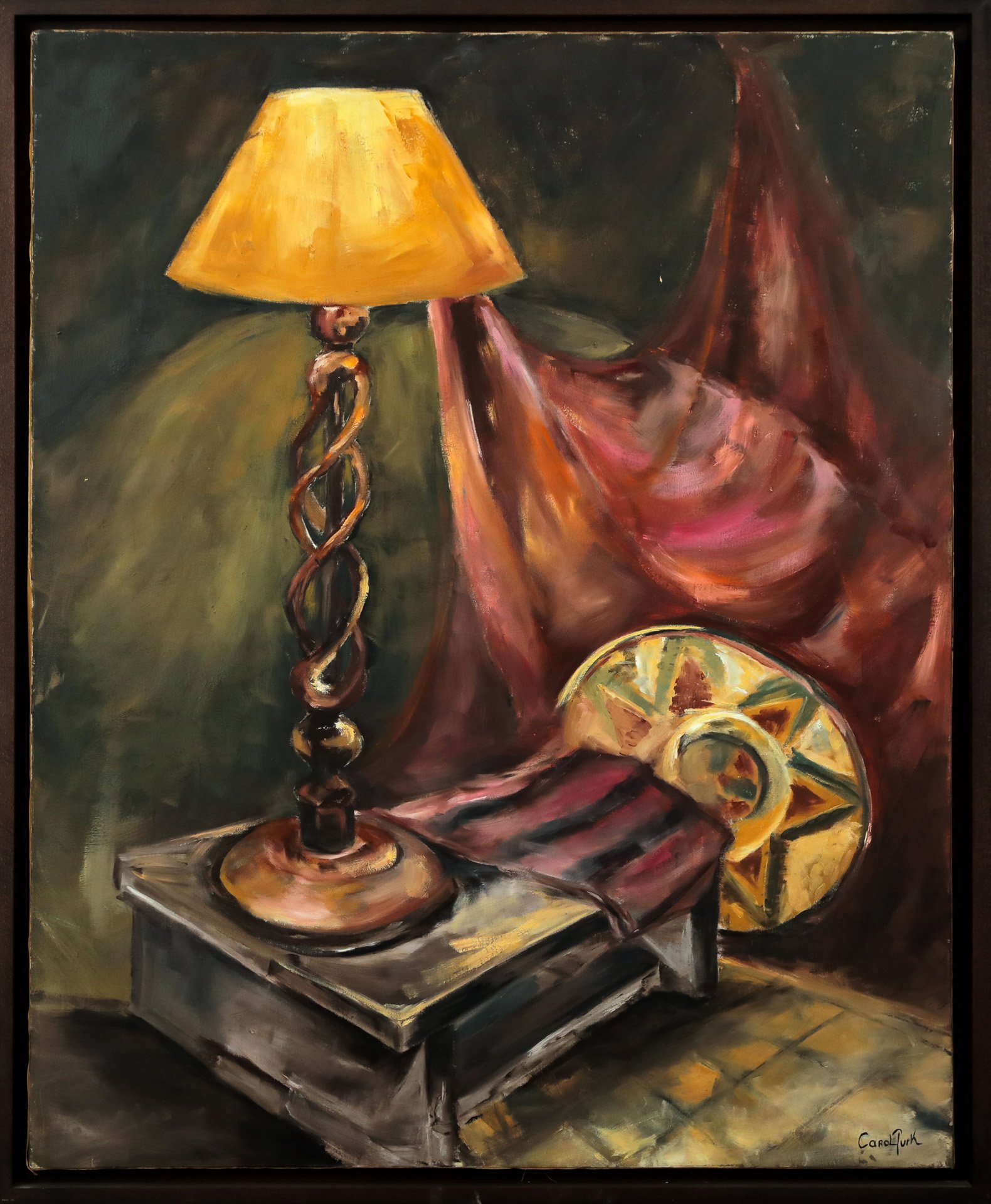 Carole Turk « Pied de lampe »
Dim: 100 x 80 cm
