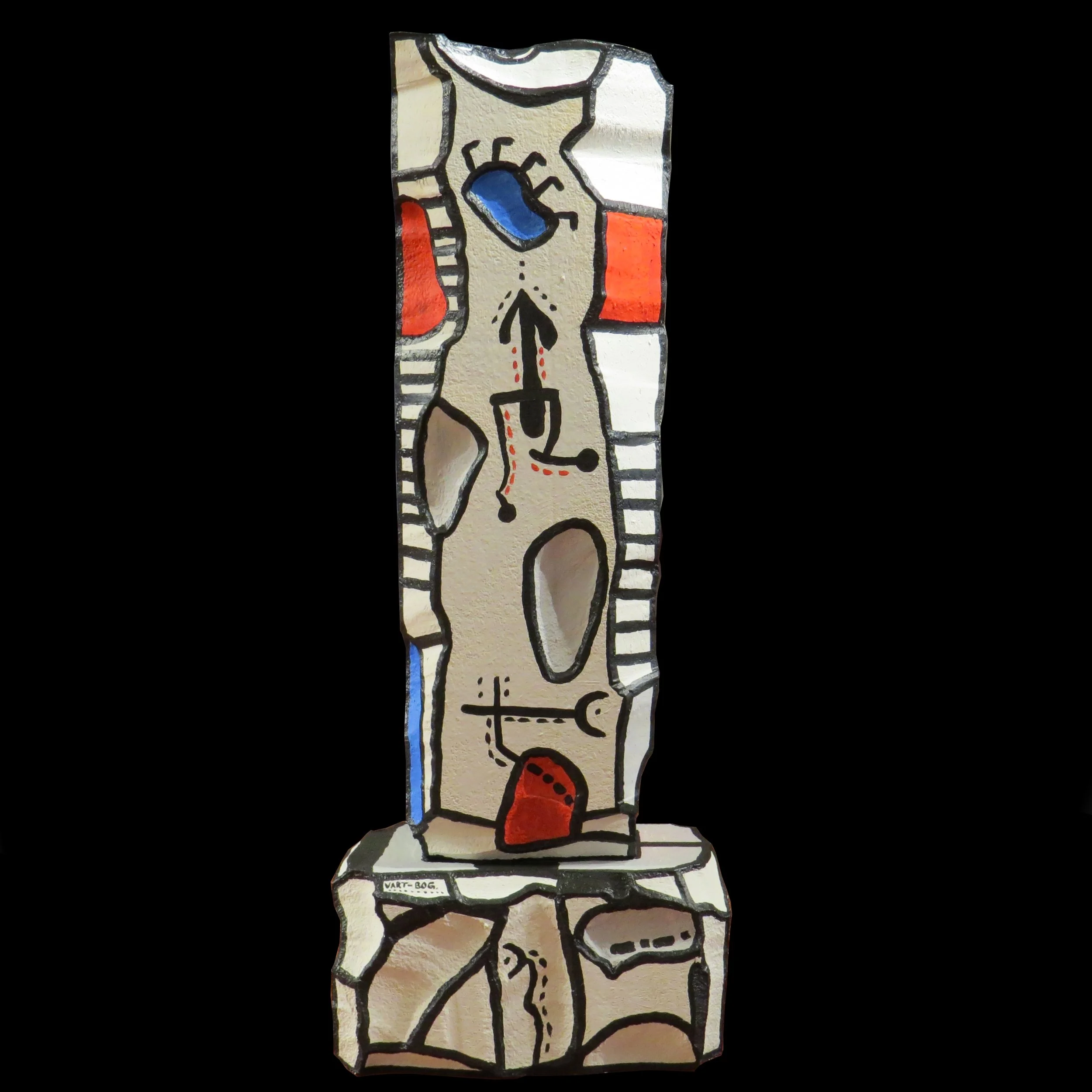 Vartan Boghossian 
Dim: 40 x 20 cm Ht: 100 cm
