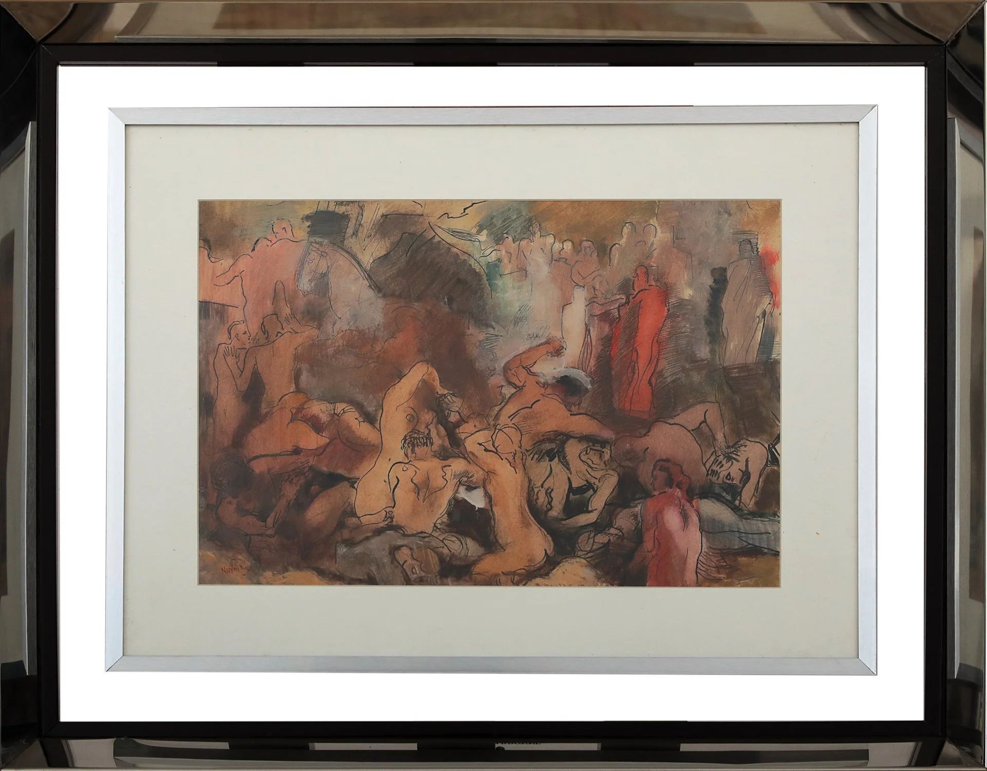 Eugène Narbonne « Orgy »
Dim: 46 x 33 cm
