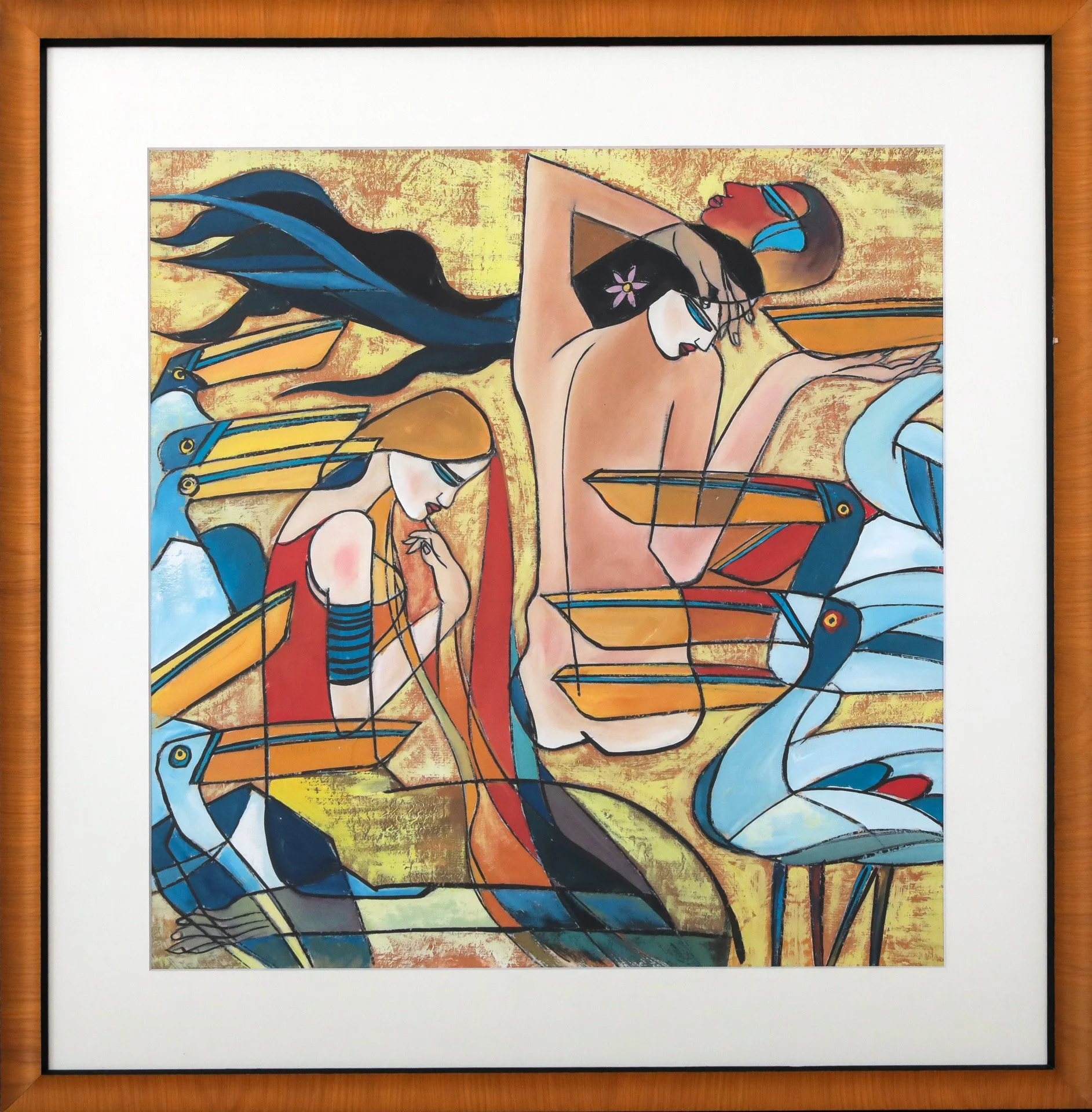 Bela De Kristo « Femmes aux peliquants »
Dim: 46 x 44 cm
