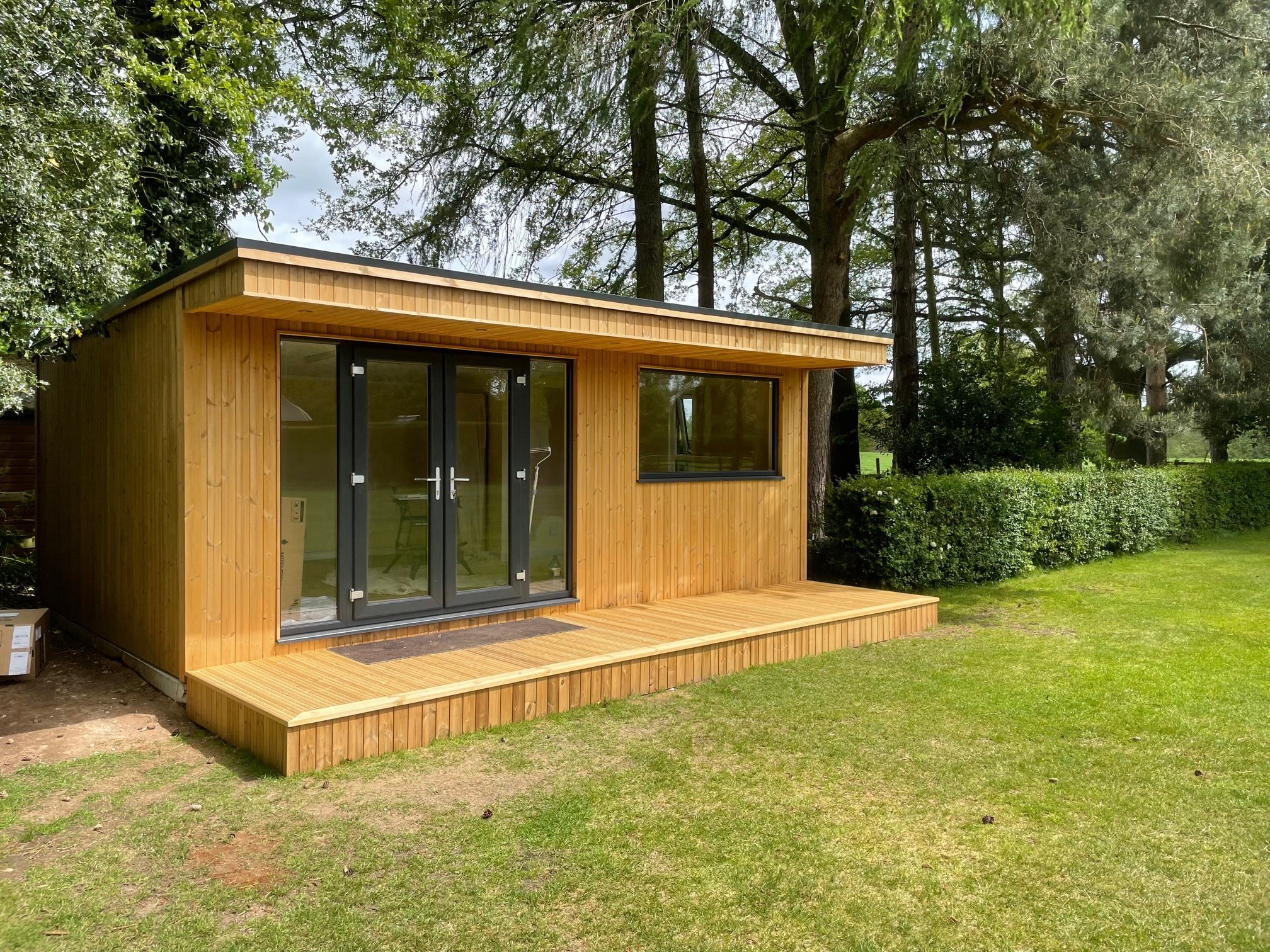 garden room fitted with air conditioning